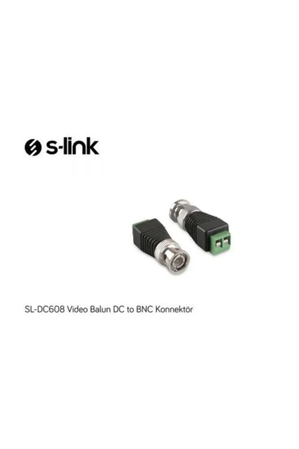 S-Link Sl-Dc608 Video Balun Dc To Bnc Konnektör