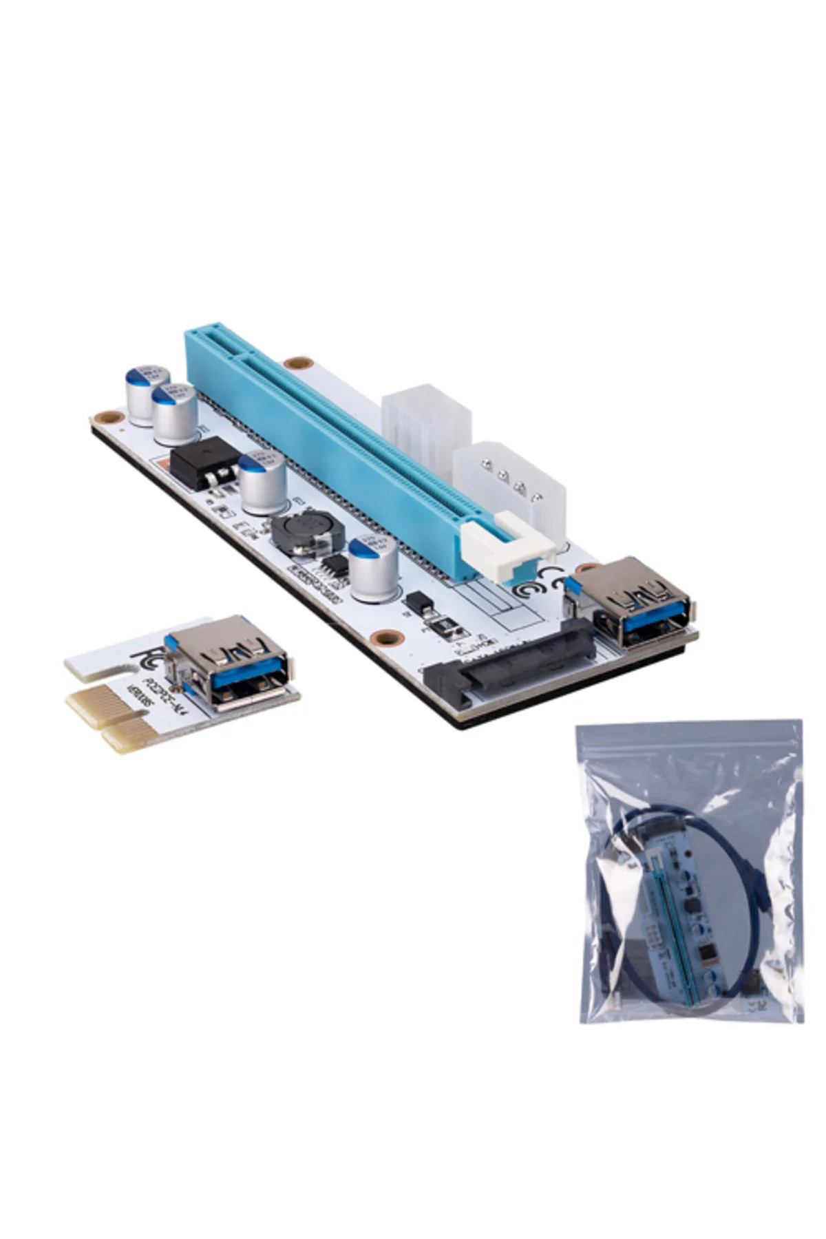 S-LINK SL-EX10 1x to 16x Sata 6 Pin Bitcoin Riser Ekran Kartı Yük. S-LINK SL-EX10 1x to 16x Sata 6 Pin Bitcoin Riser Ekran Kartı Yük.