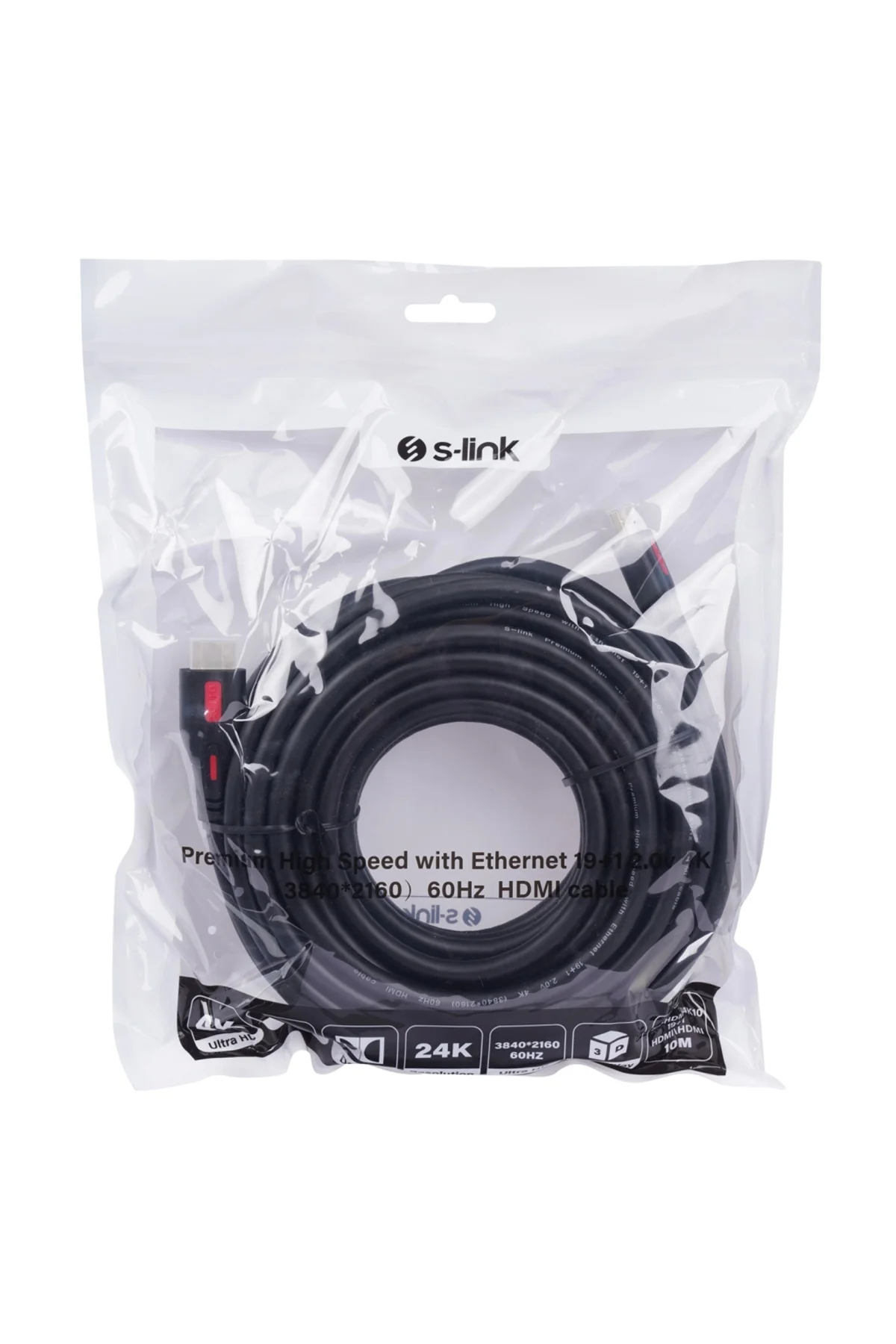 S-lınk Sl-hdm4k10, 4k Uhd, Hdmı V2,0 Kablo. 10mt. 60hz. Kablo