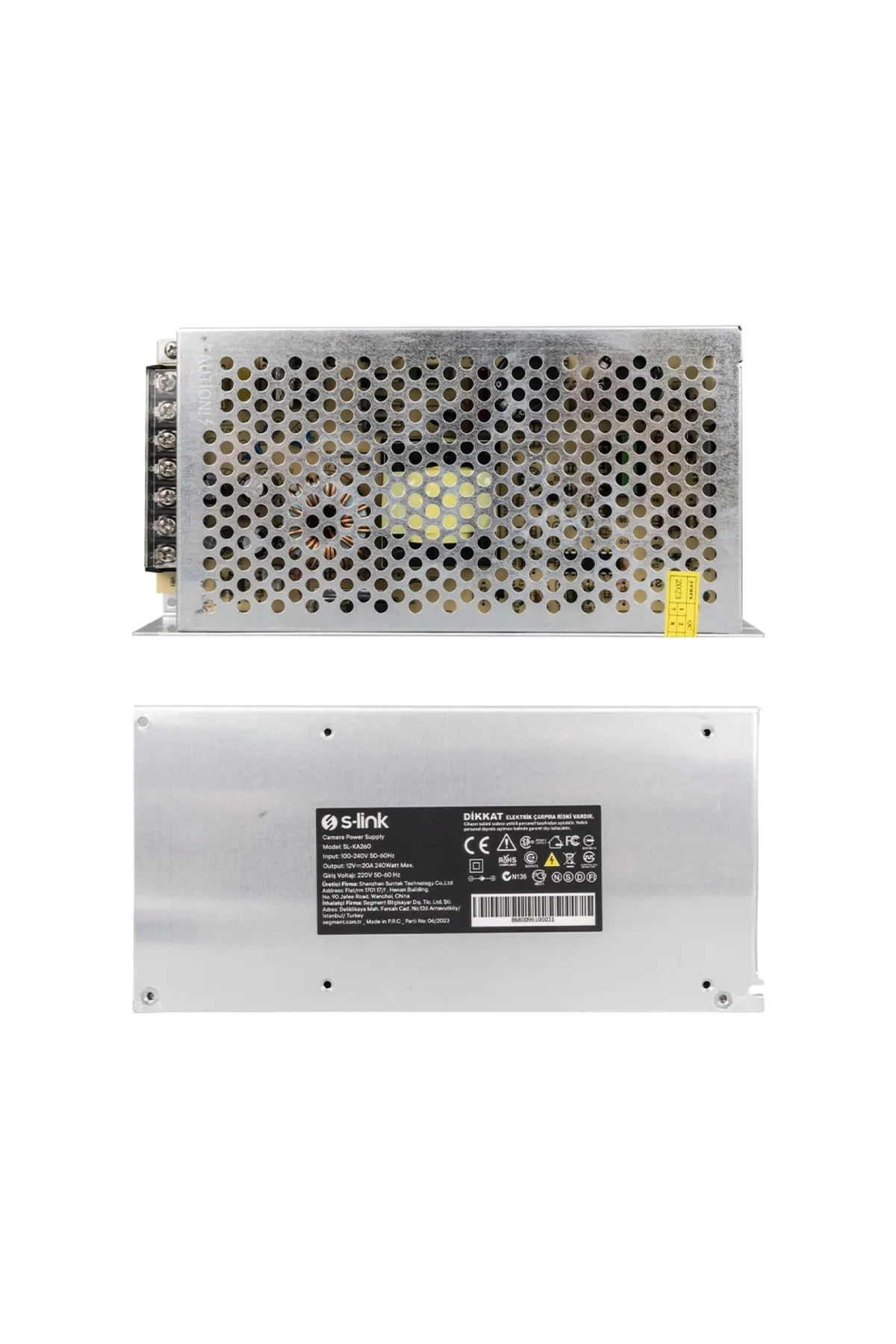 S-LINK SL-KA260 12 VOLT 20 AMPER 255 WATT METAL KASA ADAPTÖR (K95
