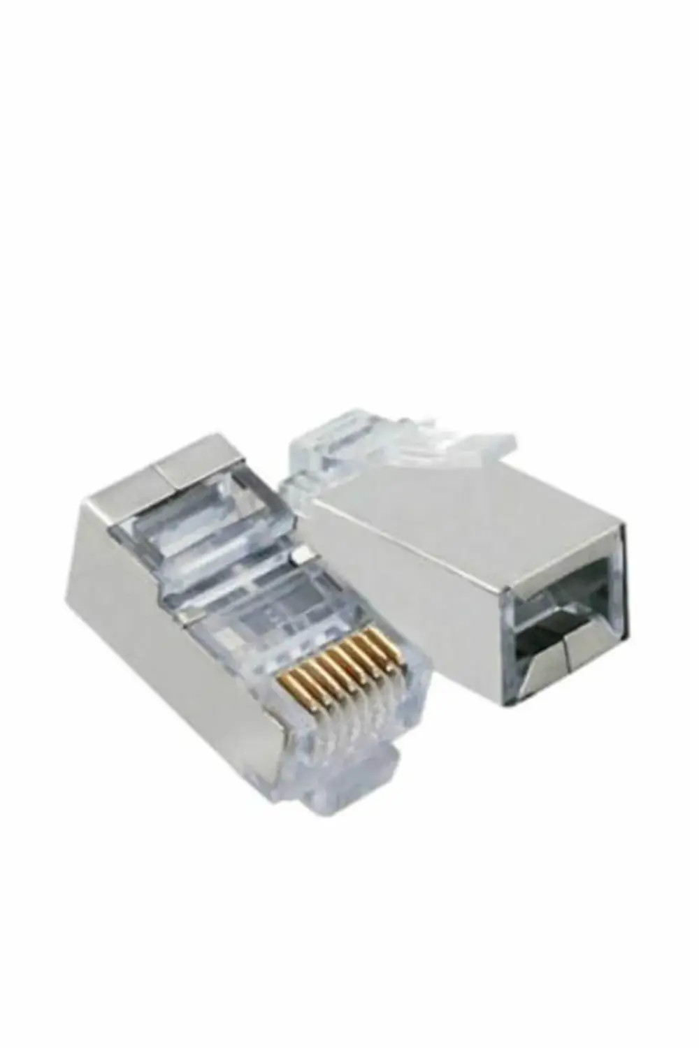 S-Lınk Sl-M66 Cat-6E 100 Adet Ftp Konnektör Metal Uçlu