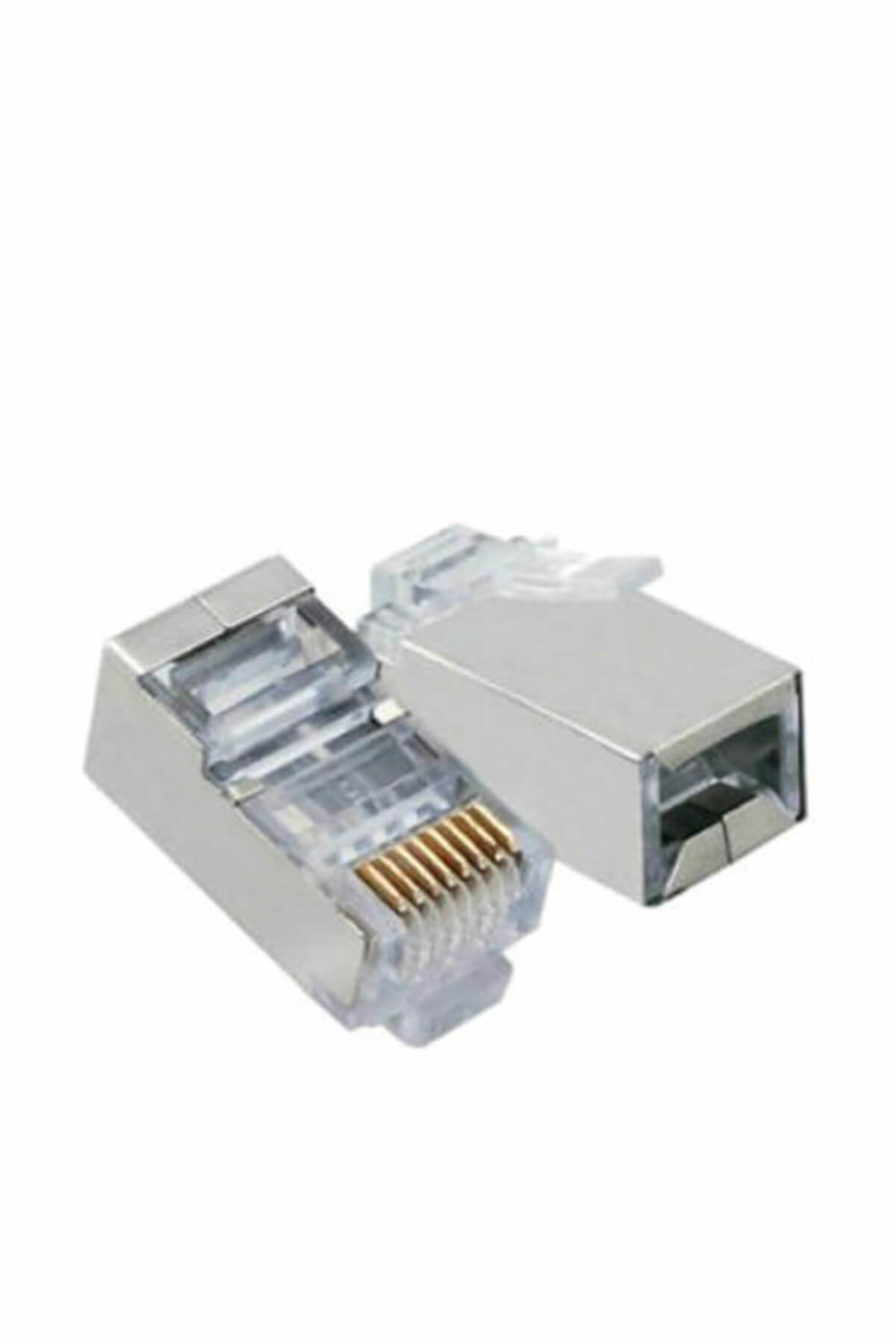 S-Lınk Sl-M66 Cat-6E 100 Adet Ftp Konnektör Metal Uçlu