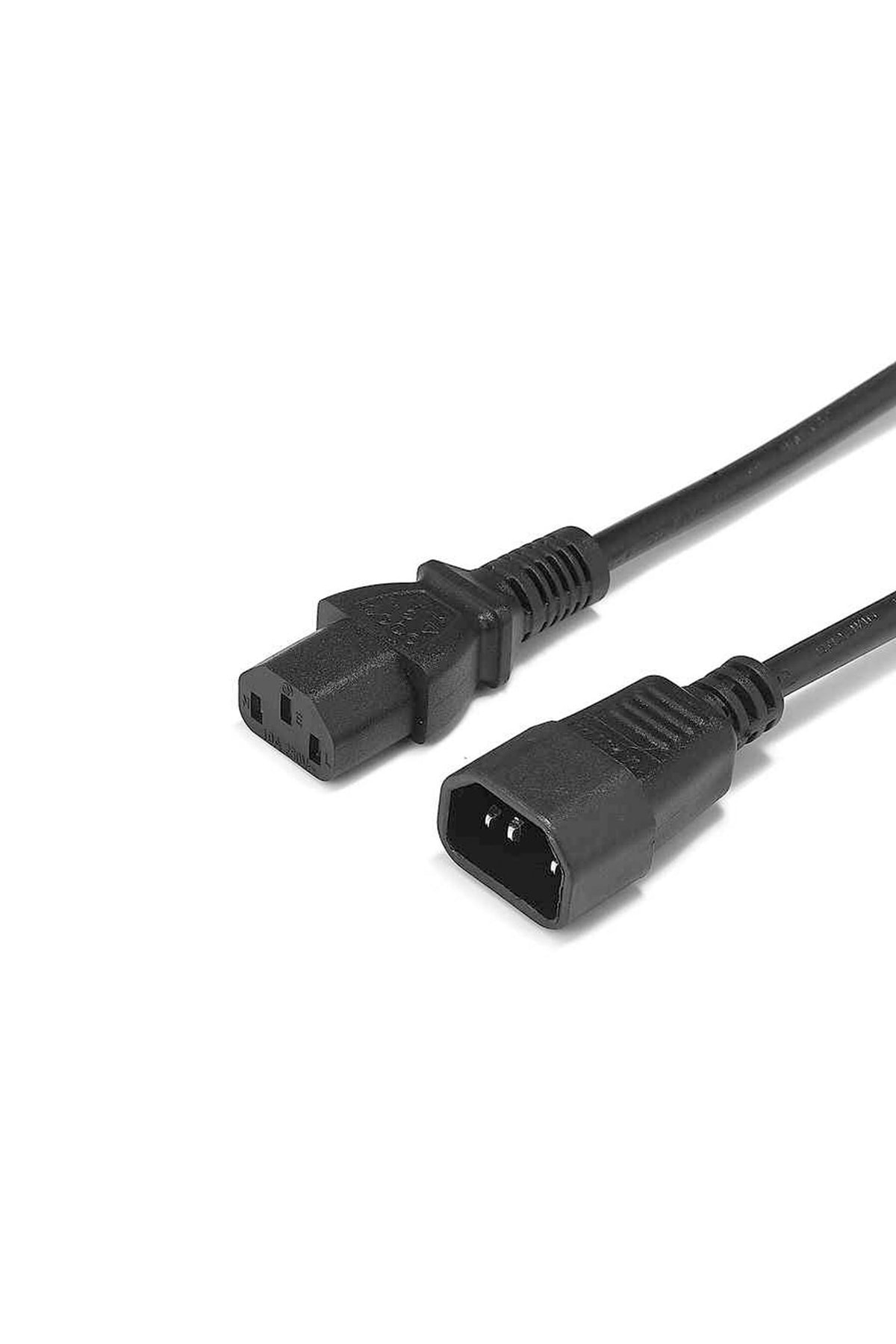 S-LİNK SL-PM100 Monitör Uzatma Power Kablo C13 To C14 Siyah 1.5 M