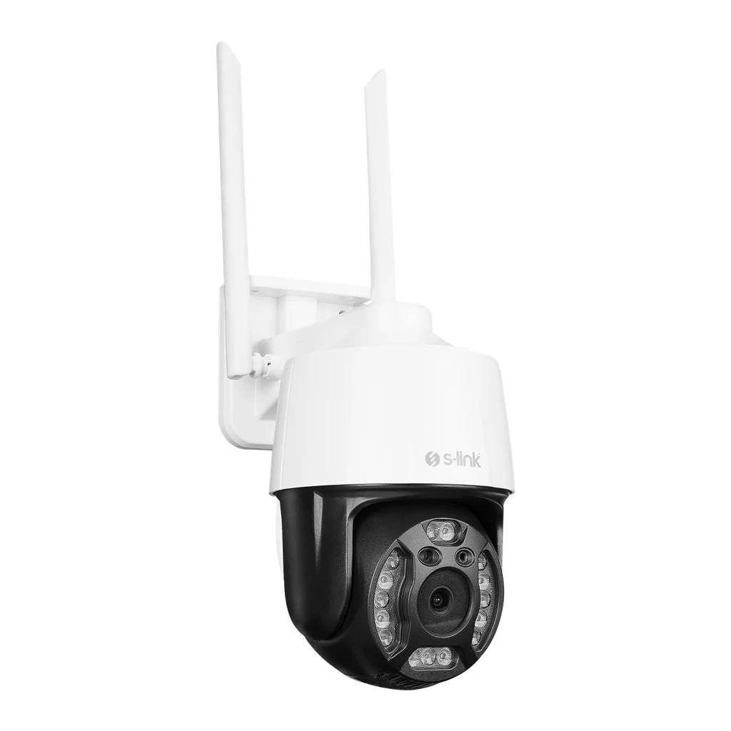 S-LINK SL-PTZ02 Akıllı Güvenlik Kamerası WiFi PTZ Gece Görüşü Tuya Yazılımı 3Mpix