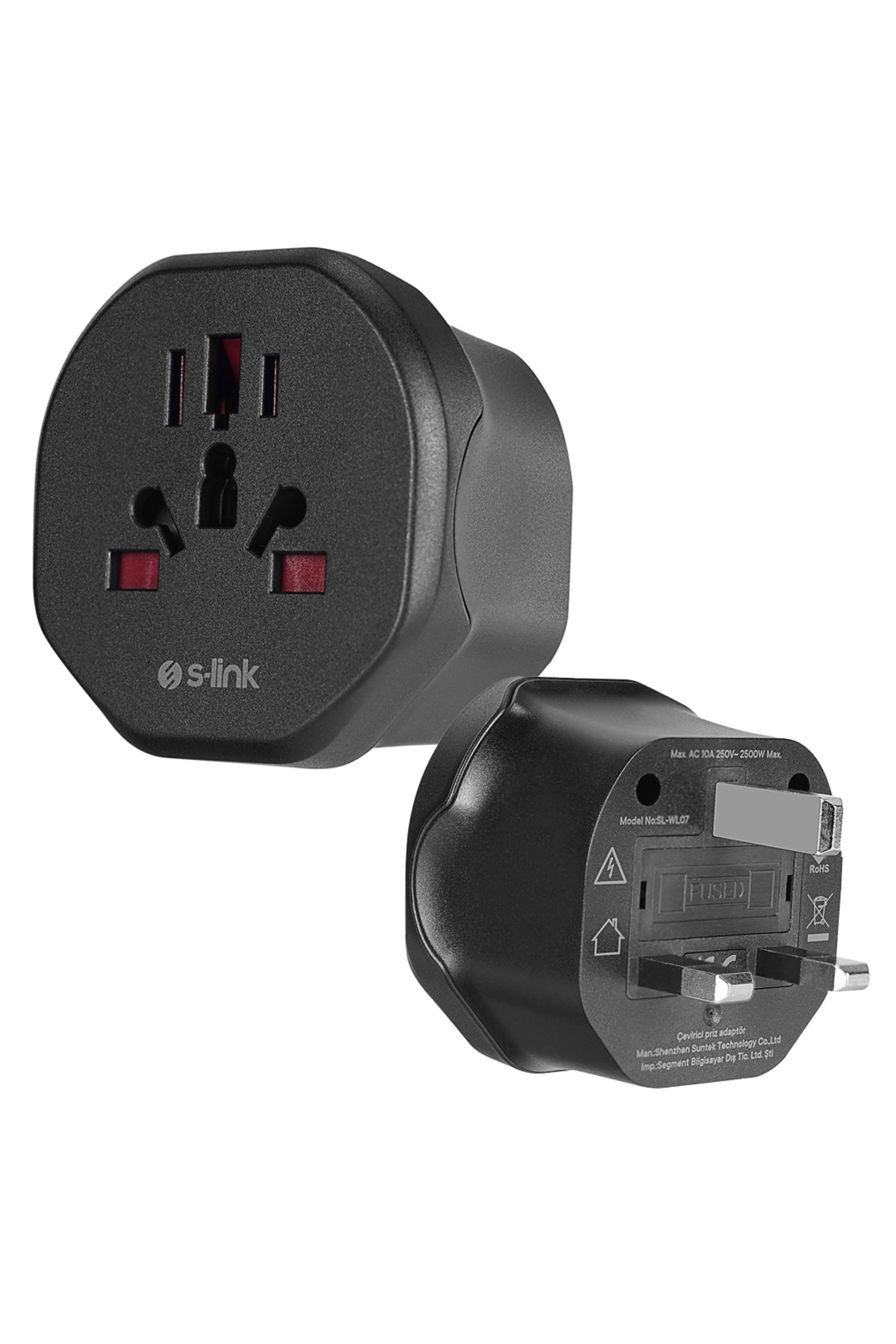 S-LINK SL-WL07 UNİVERSAL - İNGİLTERE TİPİNE ÇEVİRİCİ PRİZ ADAPTÖR