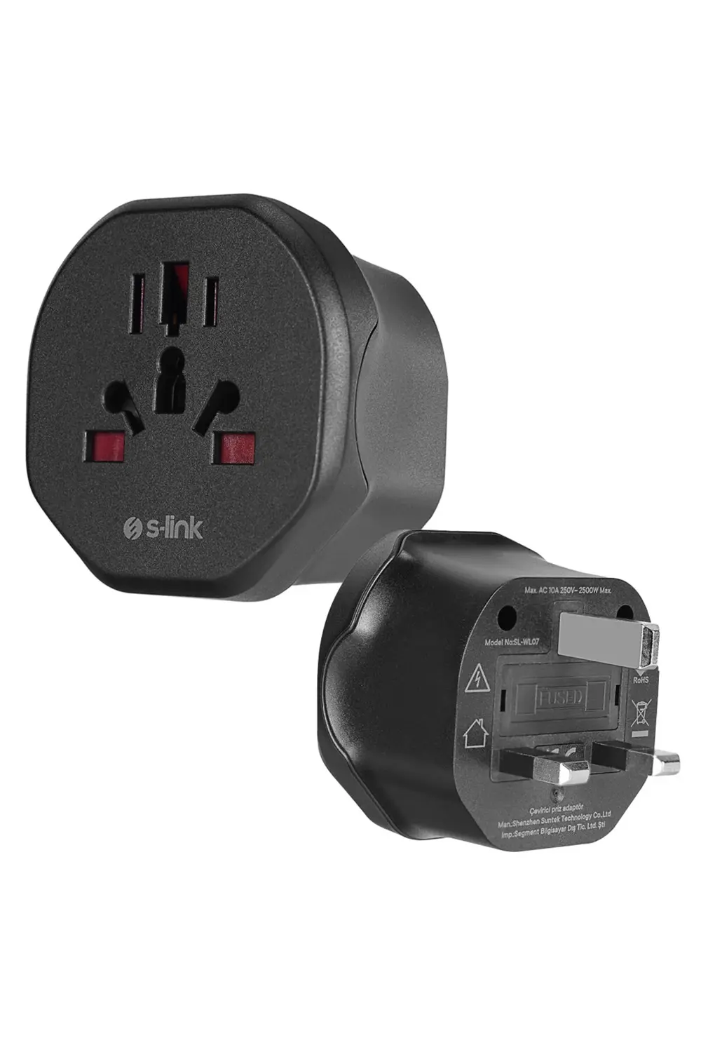 S-LINK SL-WL07 UNİVERSAL - İNGİLTERE TİPİNE ÇEVİRİCİ PRİZ ADAPTÖR