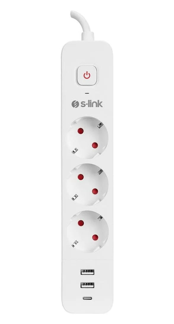 S-link Spg03tc 2 Usb +1type C 5v2.4a 1.5m 3x1.00mm 100% Bakır 750 S-link Spg03tc 2 Usb +1type C 5v2.4a 1.5m 3x1.00mm 100% Bakır 750