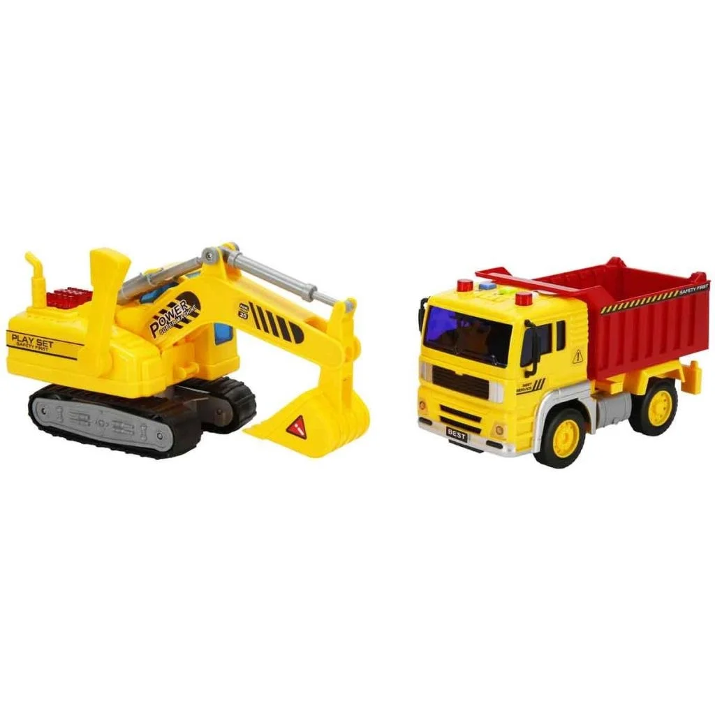 S00001999 1/20 İNŞAAT ARAÇLARI 2Lİ SES/IŞIK S00001999 1/20 İNŞAAT ARAÇLARI 2Lİ SES/IŞIK