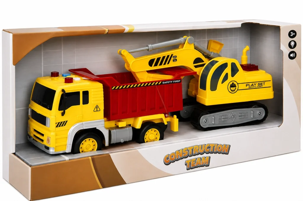 S00001999 1/20 İNŞAAT ARAÇLARI 2Lİ SES/IŞIK S00001999 1/20 İNŞAAT ARAÇLARI 2Lİ SES/IŞIK