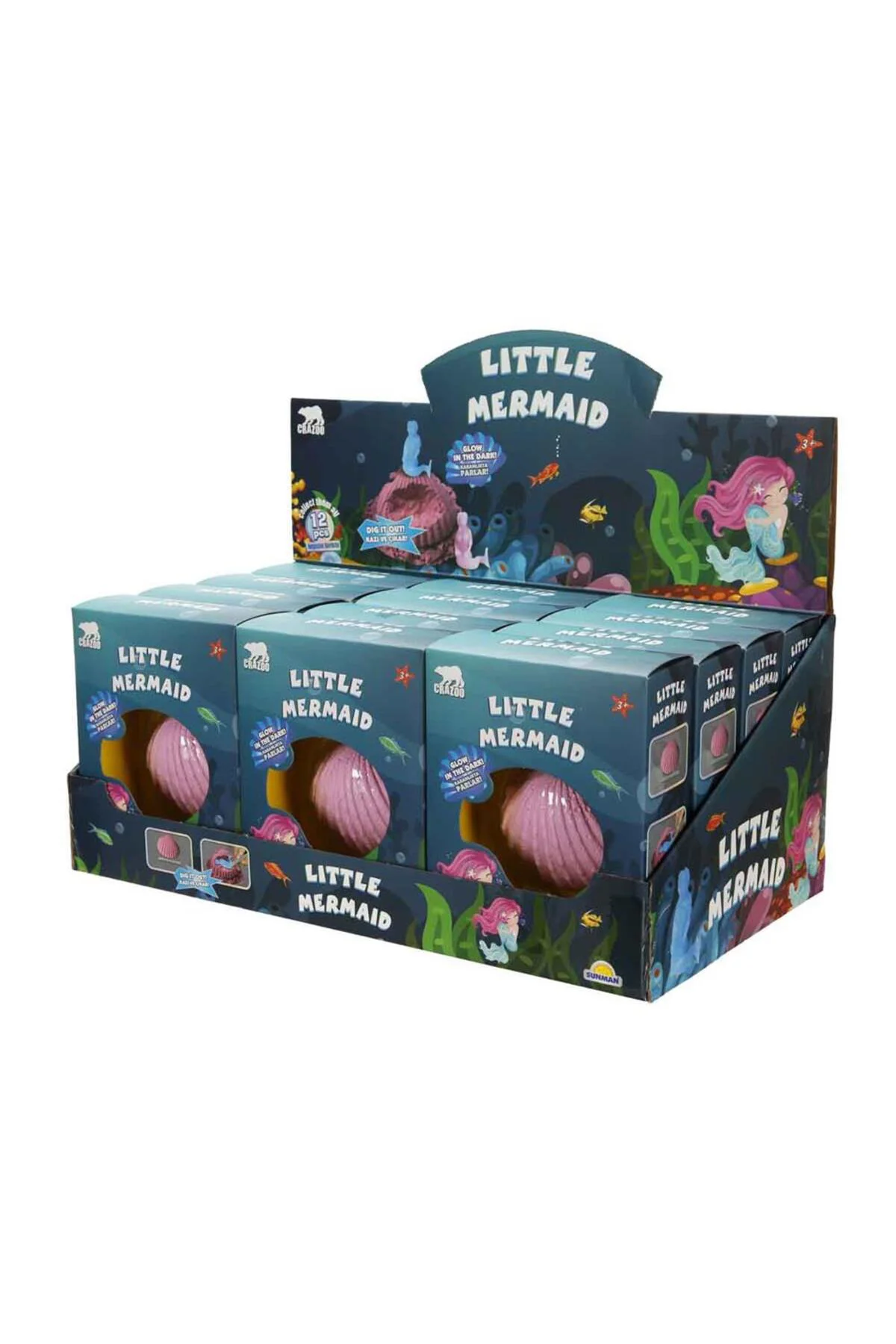 S00003200 KAZI SET FOSİL SERİSİ DENİZKIZI PARLAYAN