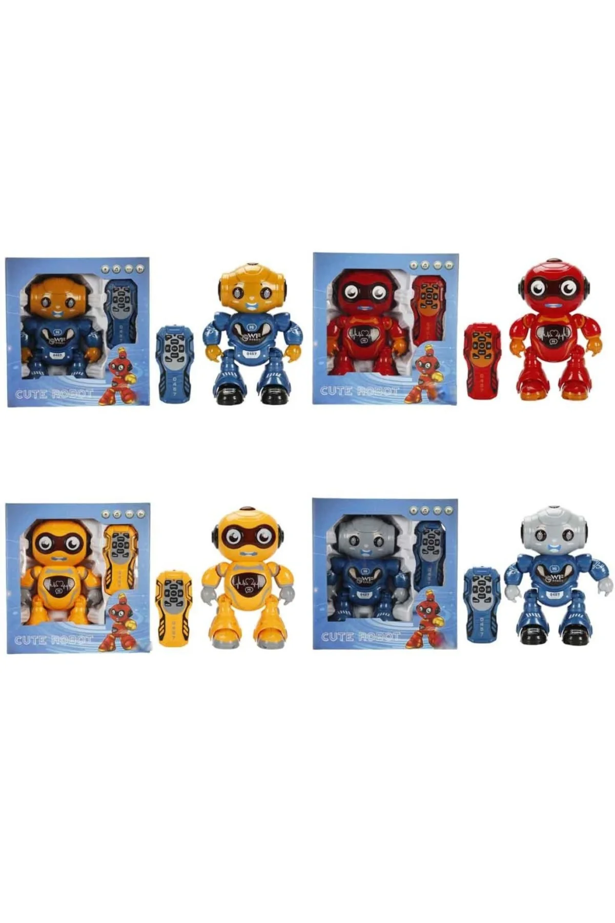 S00004551 R/C SEVİMLİ ROBOT SESLİ/IŞIKLI 2A 2R