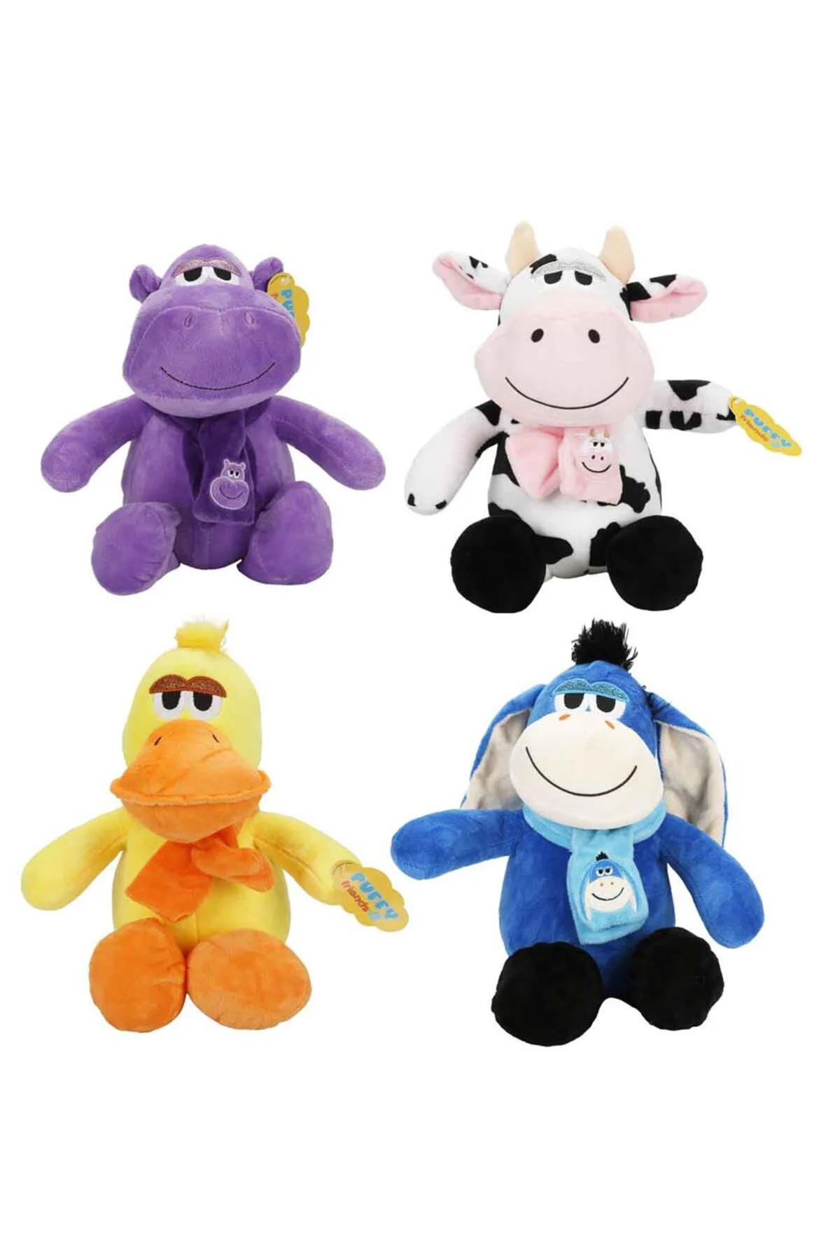 S00004779 PELUŞ EĞLENCELİ HAYVANLAR 25CM -SUN