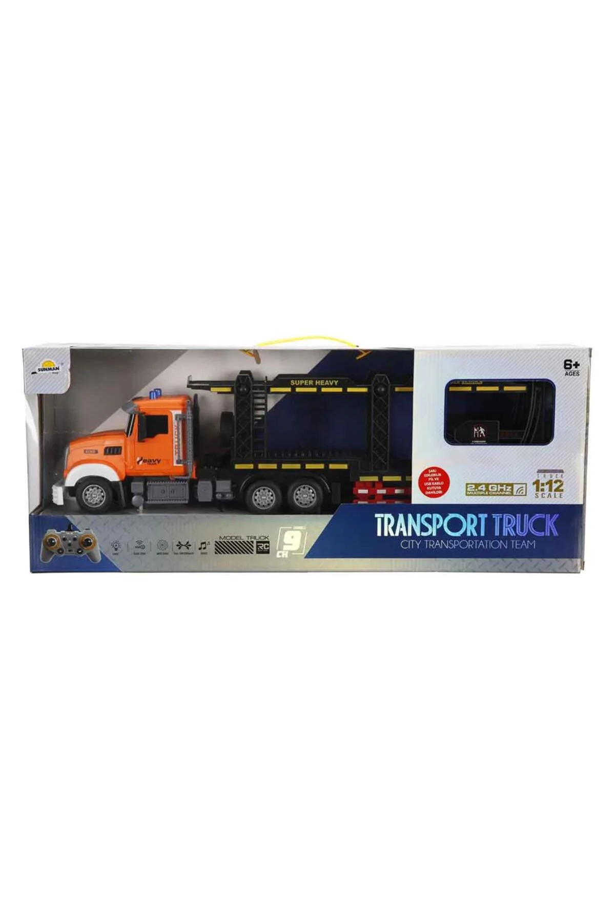 S00005094 R/C KAMYON 1/12 TRANSPORT SES/IŞIK 2.4G