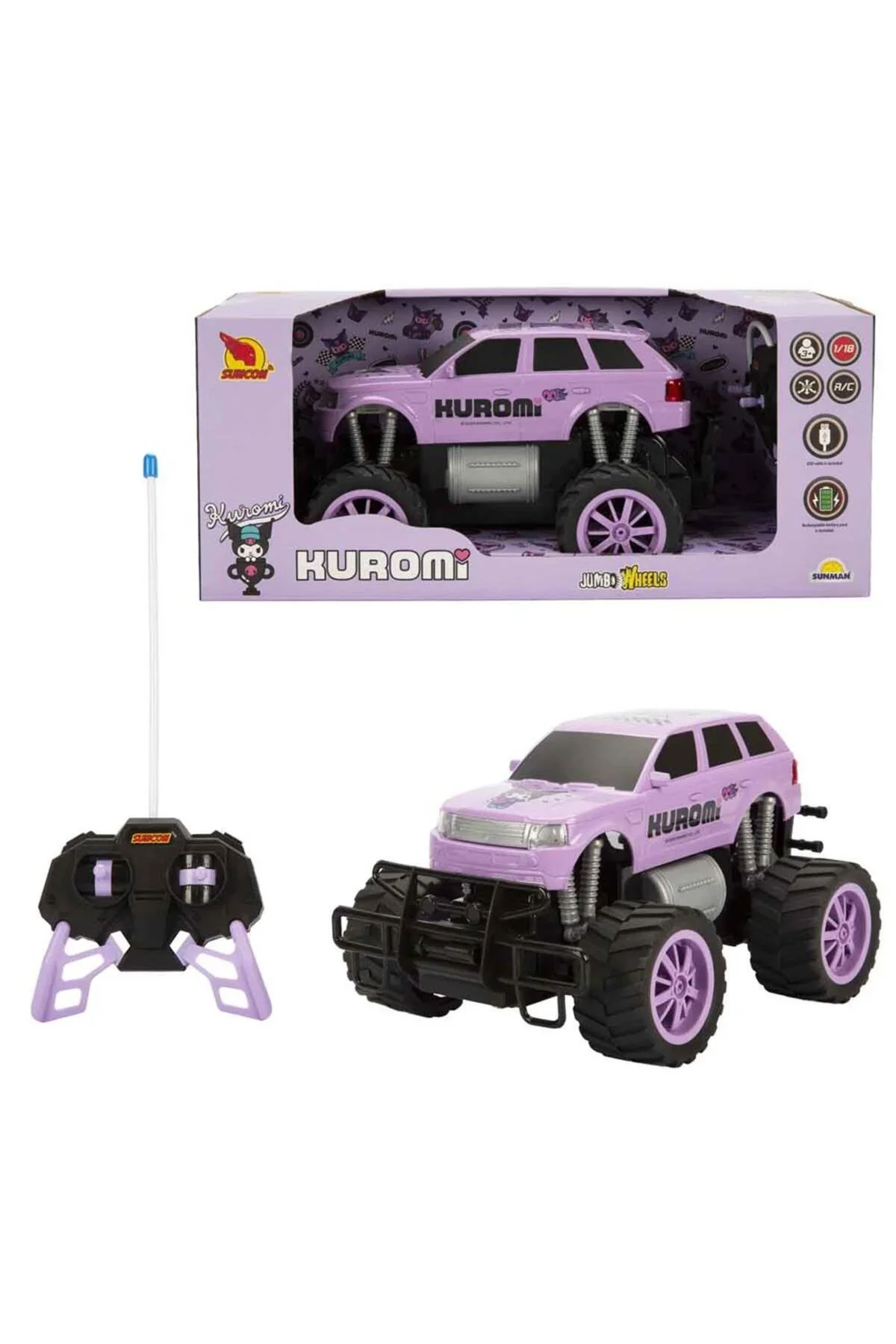 S00006217 ARABA 1/18 KUROMI JUMBO WHL 4.8VUSB -SUN S00006217 ARABA 1/18 KUROMI JUMBO WHL 4.8VUSB -SUN