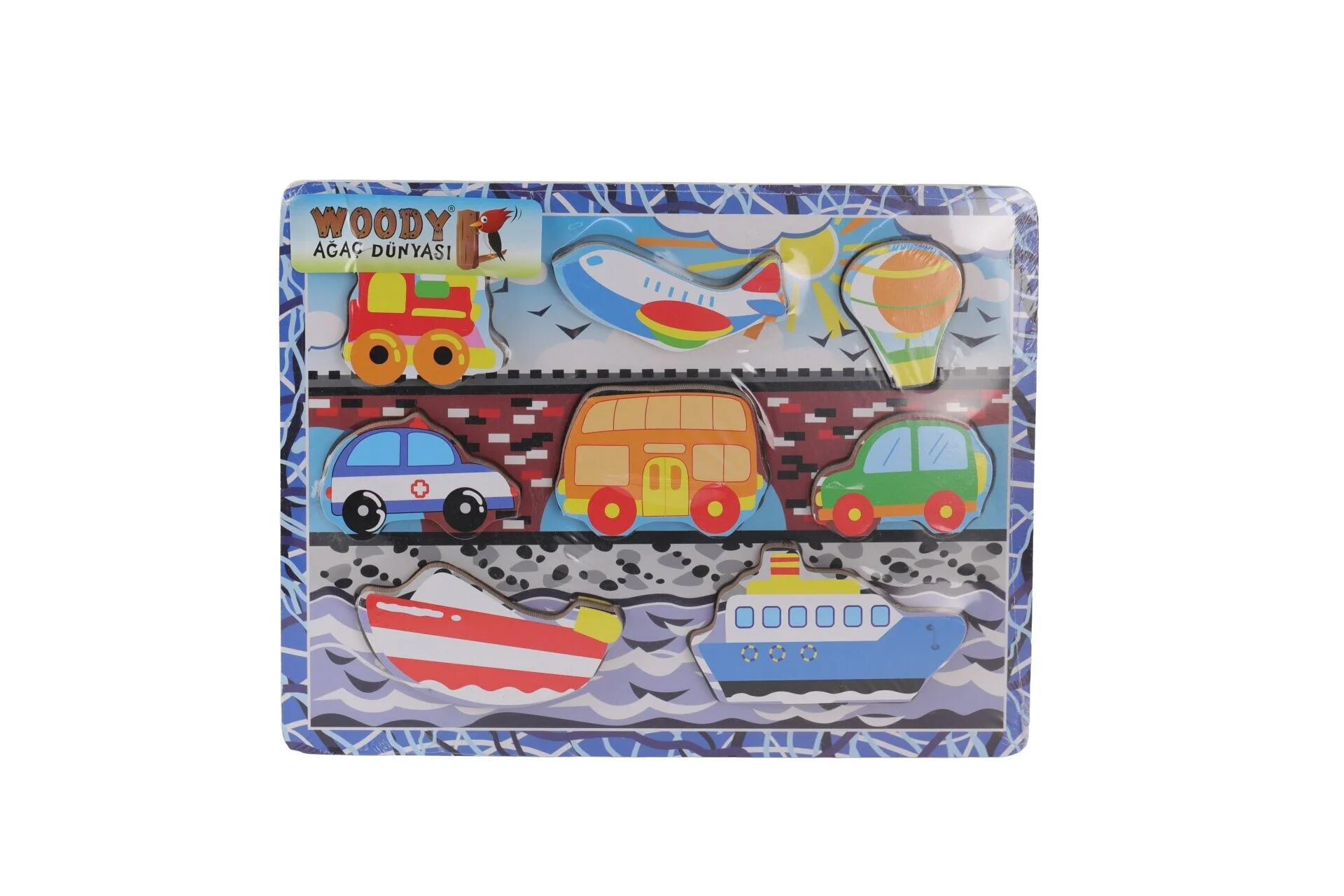 S00006472 SUN KDM WOO TAHTA BULTAK ARAÇLAR 8 PCS