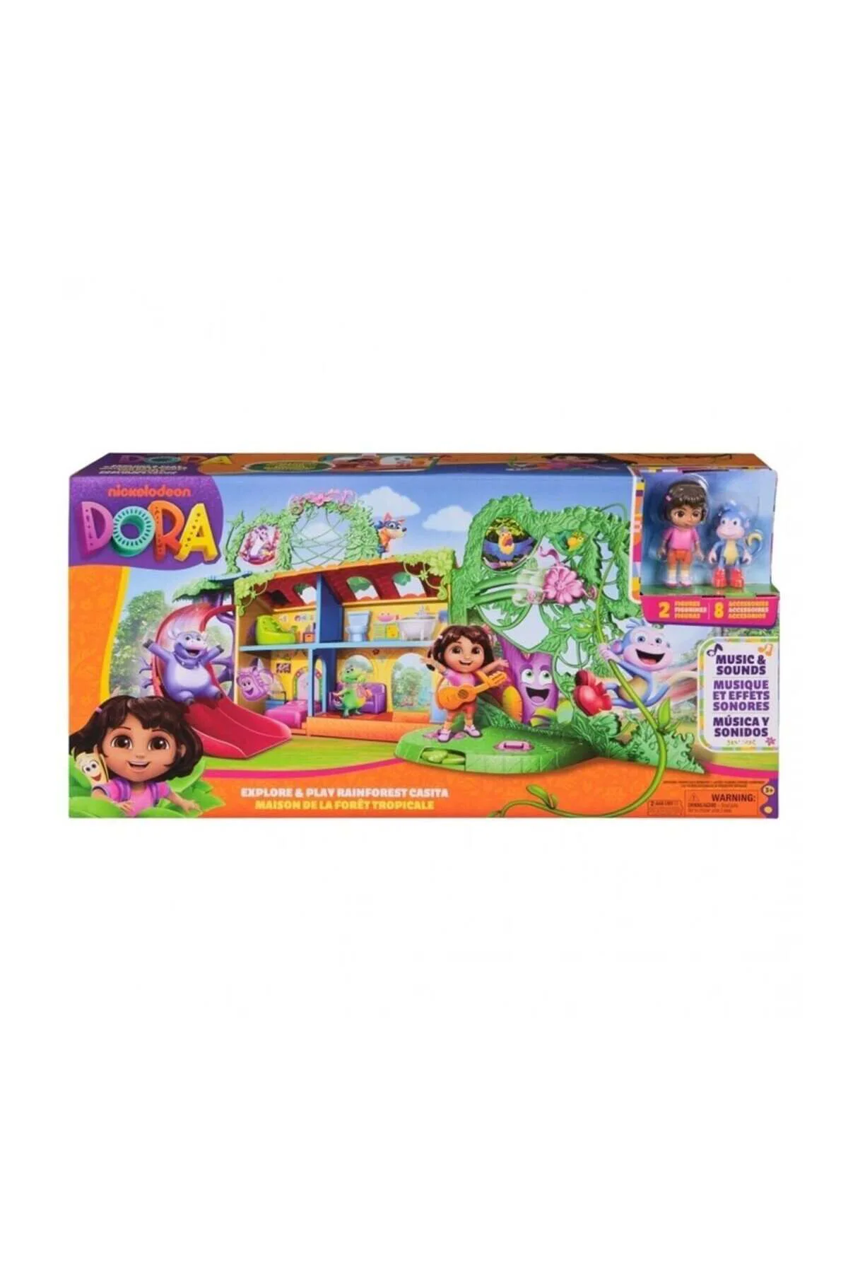 S00007656 SUN-SPM-FİGÜR OYUN SET DORA YAĞMUR ORMANLARINI KEŞFET 2FGR.(DORA)