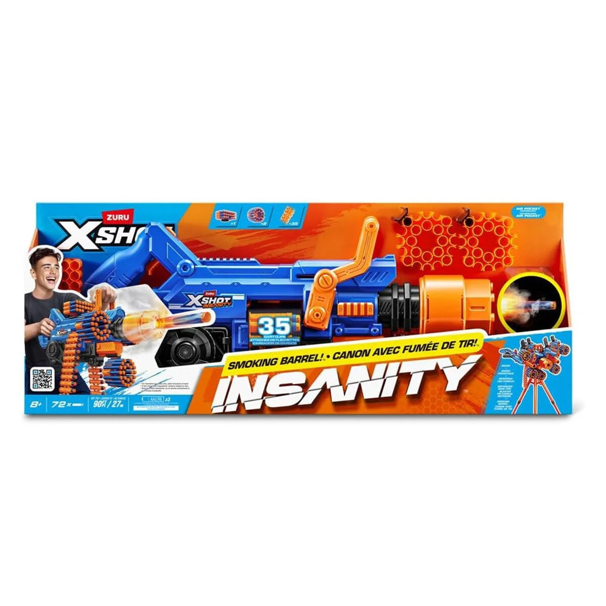 S00007914 SUN-ZUR-X-SHOT SİLAH SÜNGER ATAN 72 MERMİLİ Fiyatı, Yorumları ve Özellikleri