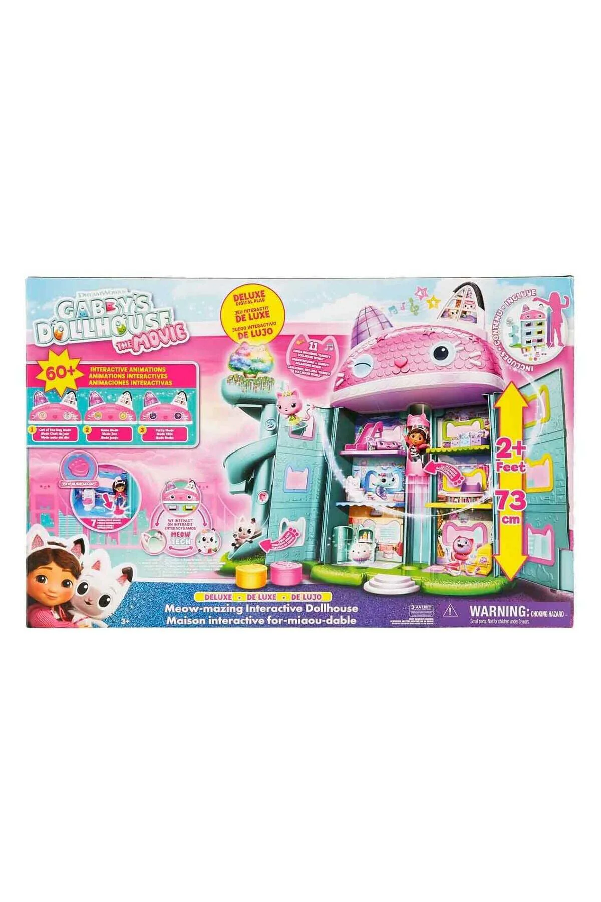 S00008891 Sun-Spm-Figür Oyun Set Gabby S Dollhouse Deluxe Bebk Evi Ses Işik Gabb