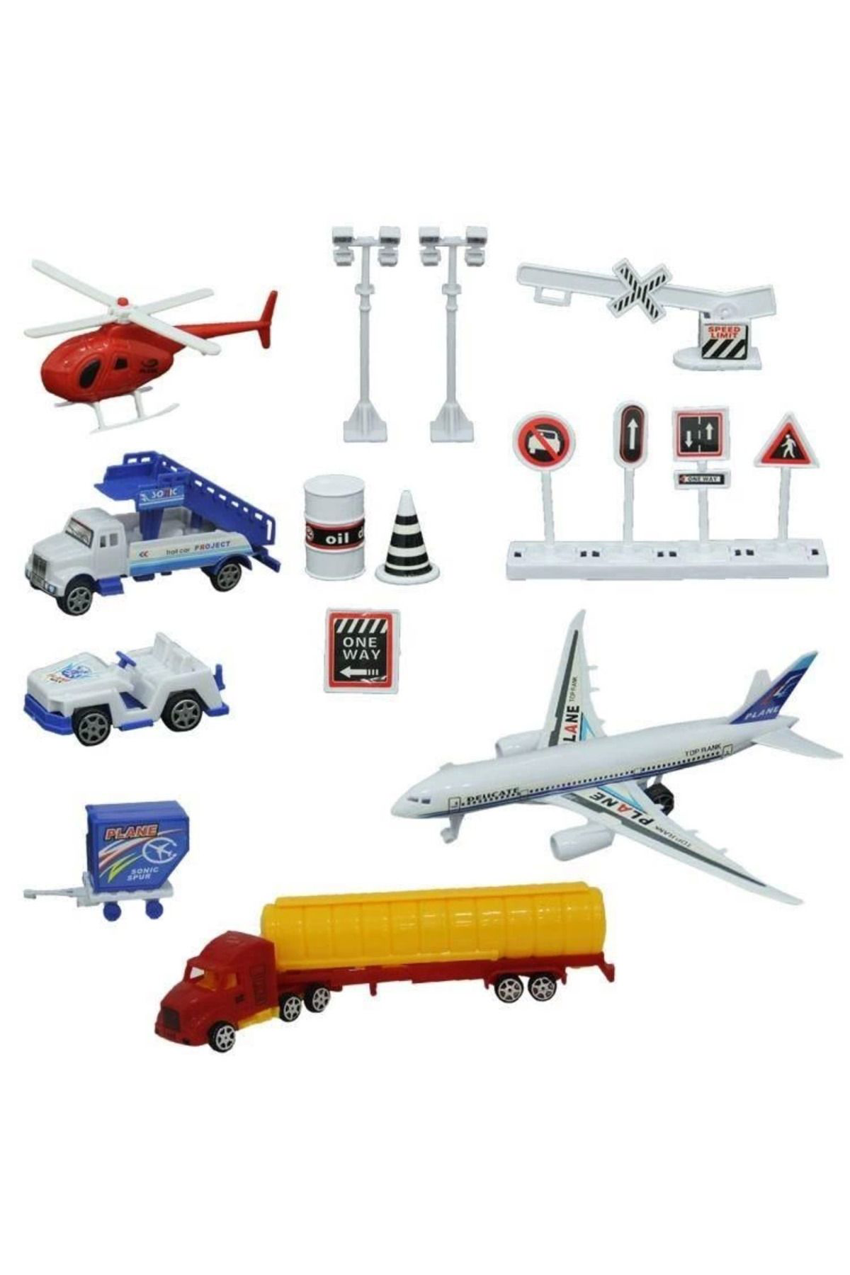 Yusuftex S00016652 Havaalani Oyun Set 14Prç.Krtl.-Sun