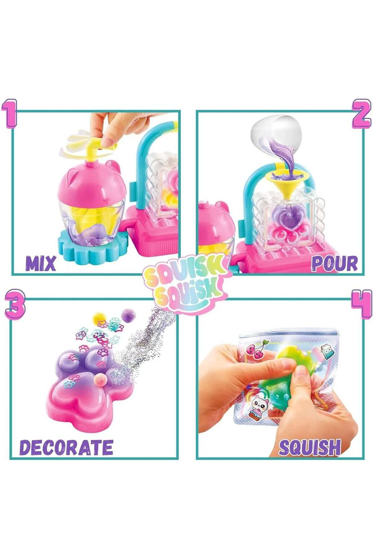 S00024500 SUN CNL HOBİ SET SQUISHY FACTORY DIY