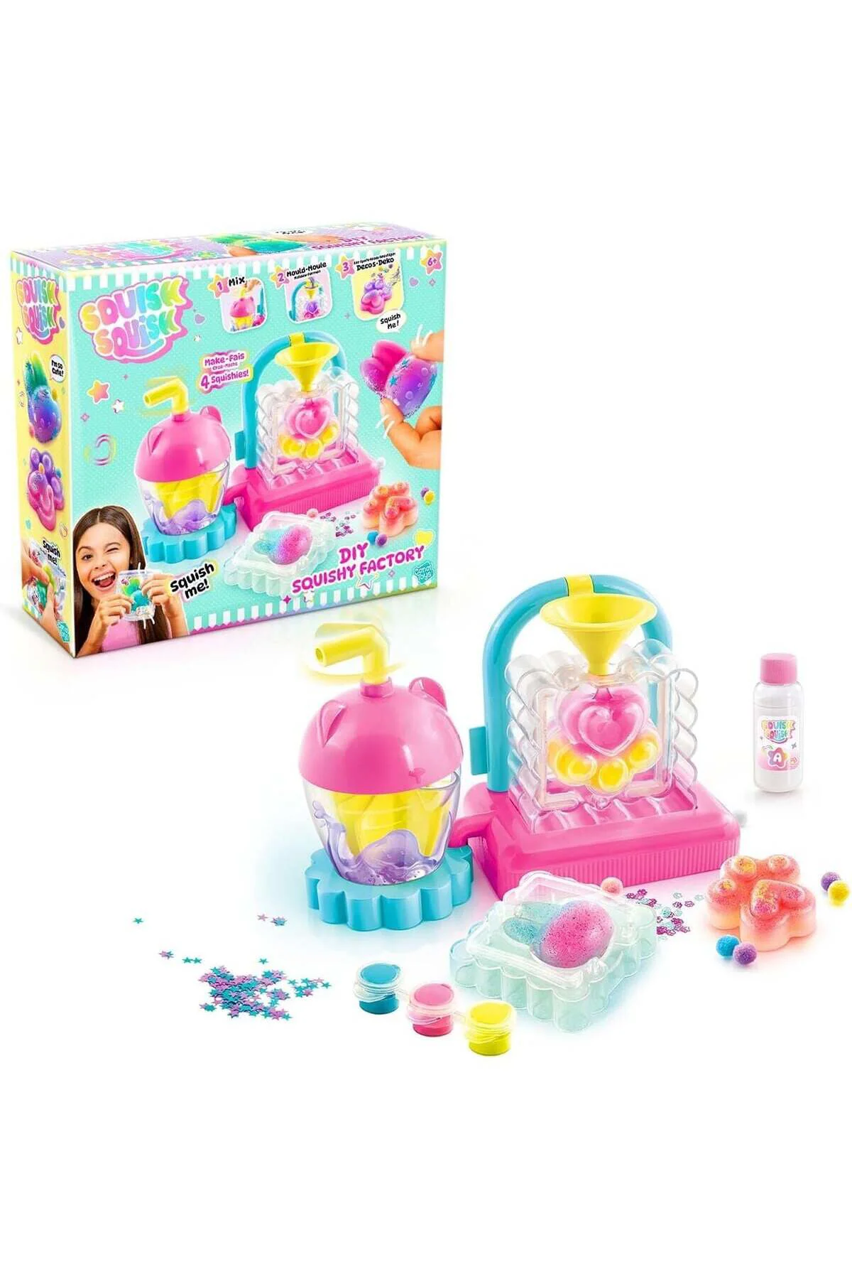 S00024500 SUN CNL HOBİ SET SQUISHY FACTORY DIY