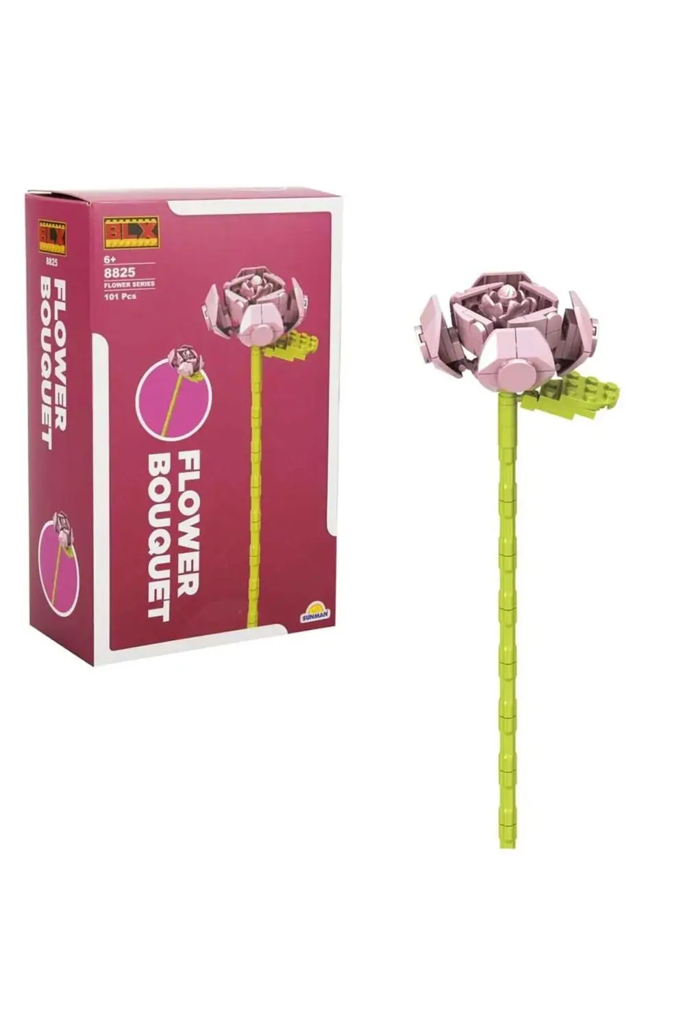 S01004694 FLOWER SET TEKLİ GÜL 101PRÇ -sunx