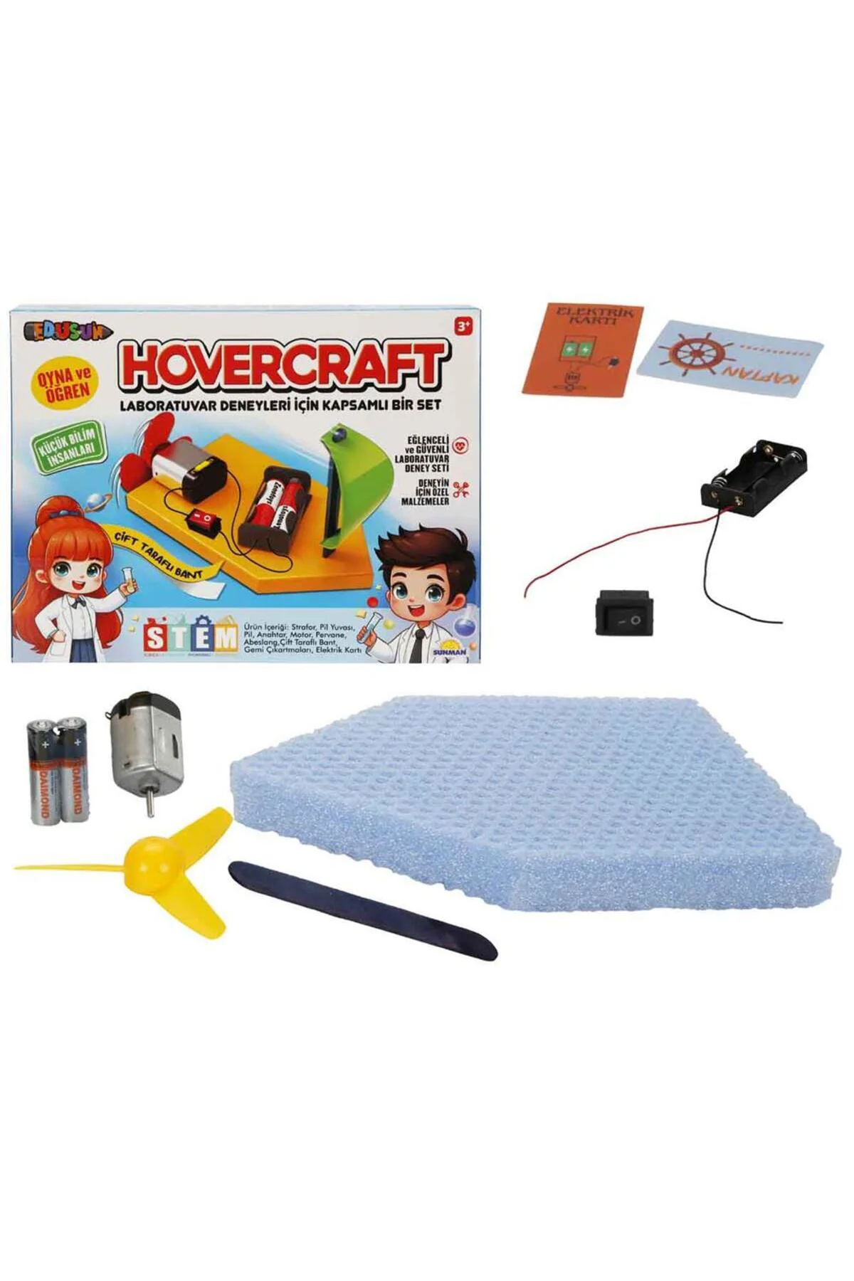 S01005062 SUN-YEK-EDS BİLİM SET HOVERCRAFT DENEY