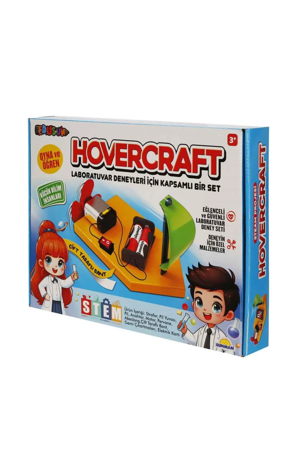 S01005062 SUN-YEK-EDS BİLİM SET HOVERCRAFT DENEY