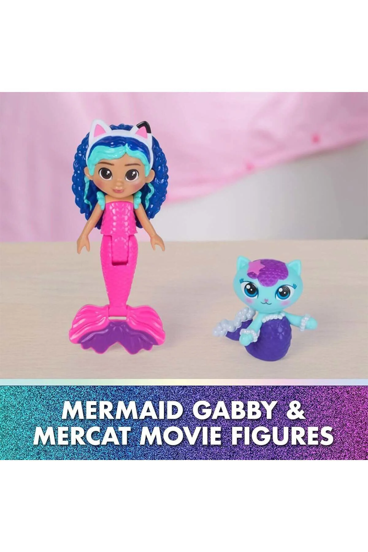 S01009006 SUN-SPM-FİGÜR OYUN SET GABBY S DOLLHOUSE RENKLİ AKVARYUM 12PRÇ.