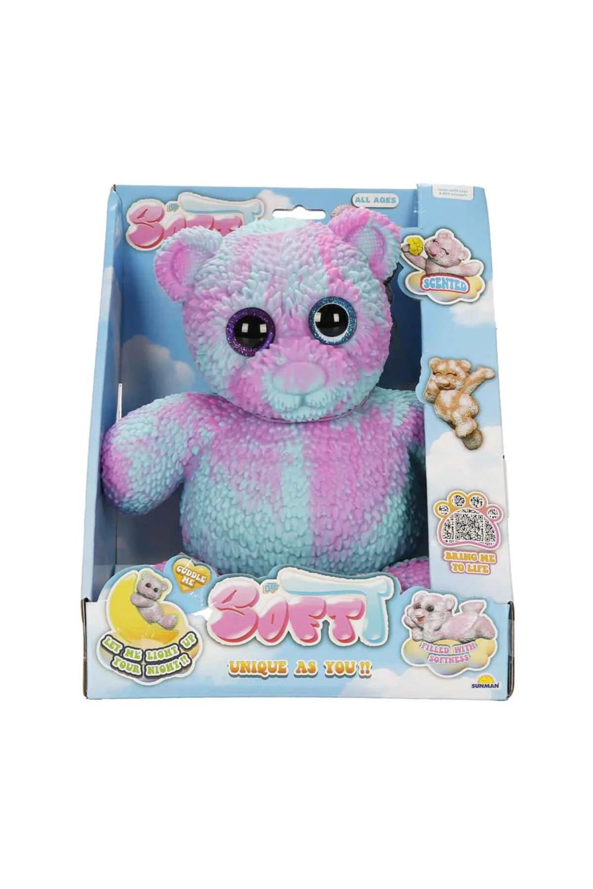 S01012331 FİGÜR SOFT BEAR DELUX KARAN PARLAYAN-SUN