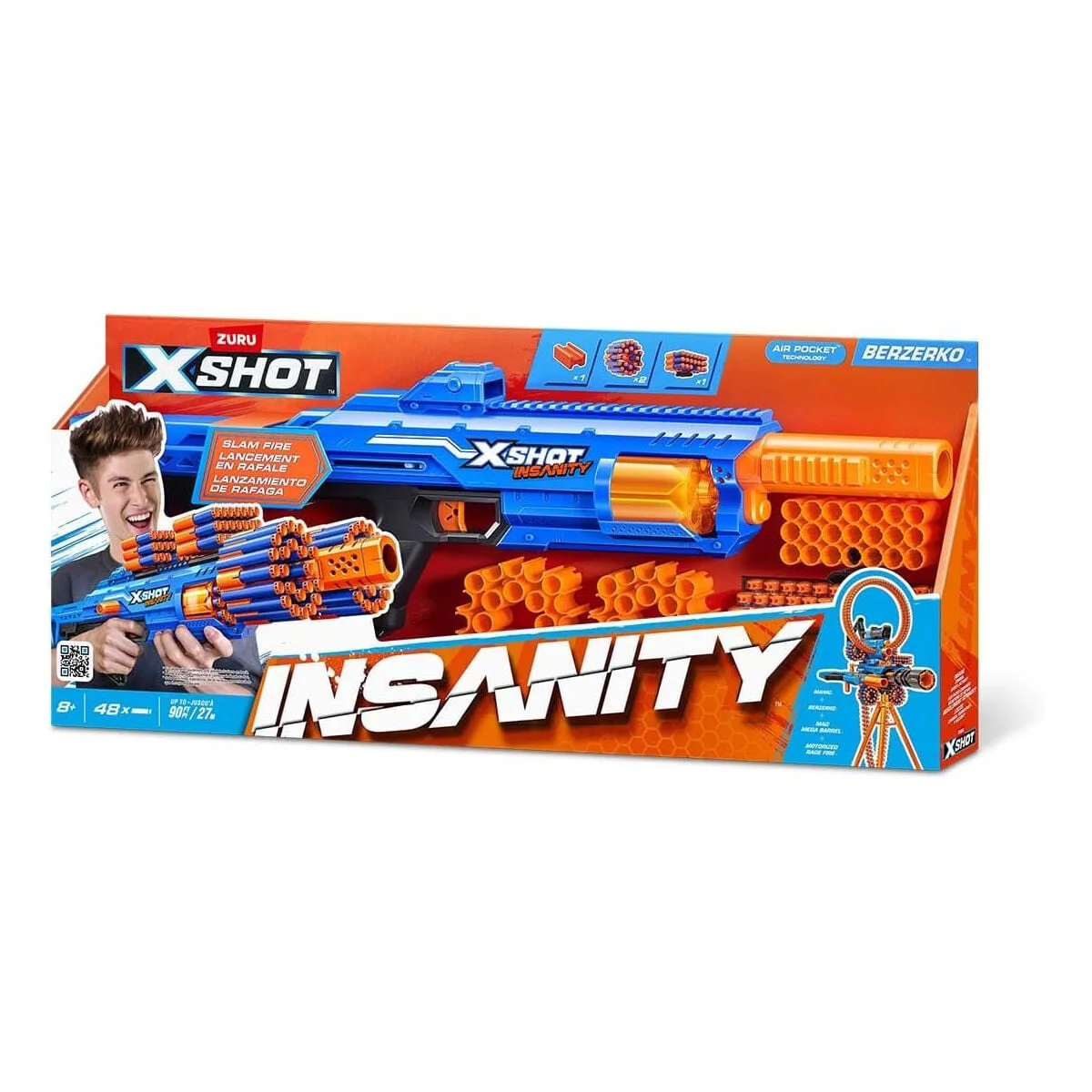 S02005108 SUN-ZUR-X-SHOT SİLAH SÜNGER ATAN 48 MERMİLİ Fiyatı, Yorumları ve Özellikleri