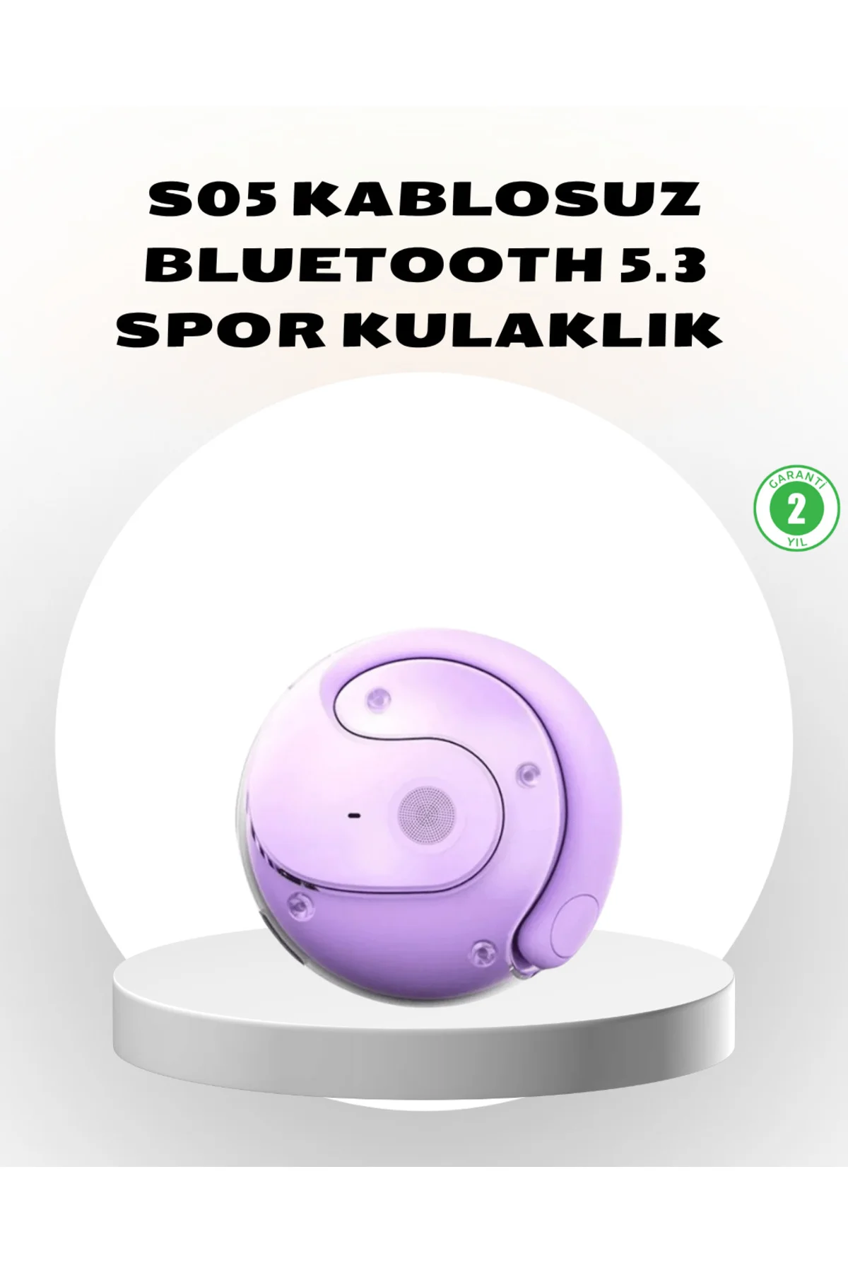 S05 Kablosuz Kulaklık Bluetooth 5.3 IPX4 Su Geçirmez Stereo Ses O