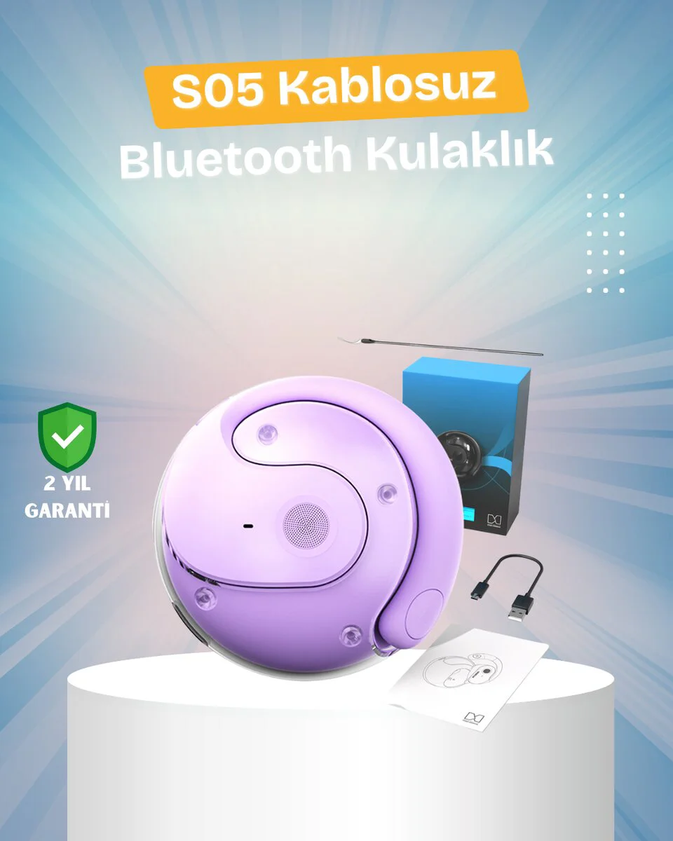S05 Kemik İletim Kulaklığı – Küçük Kulak Yapılarına Uygun Kayma Yapmayan Tasarım