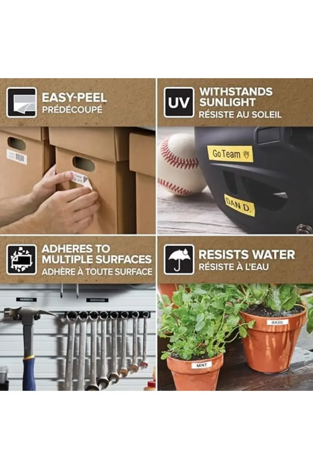 S0721010, D1 Yedek Şerit (24 mm x 7 mt), Siyah/Beyaz (53721) 3955