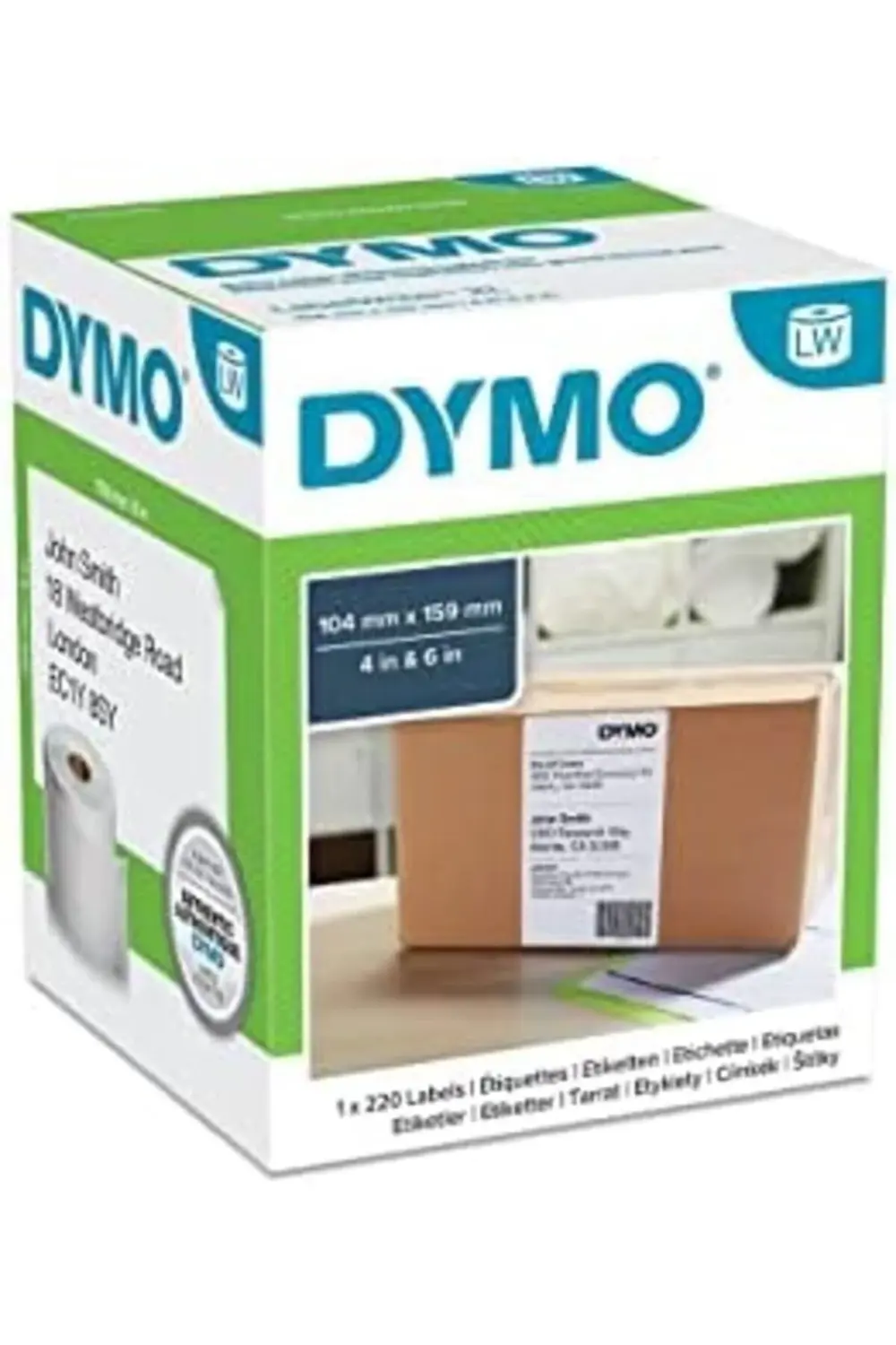 S0904980, LW 4XL Ekstra Geniş Sevkiyat Etiketi, (104x159 mm) 220