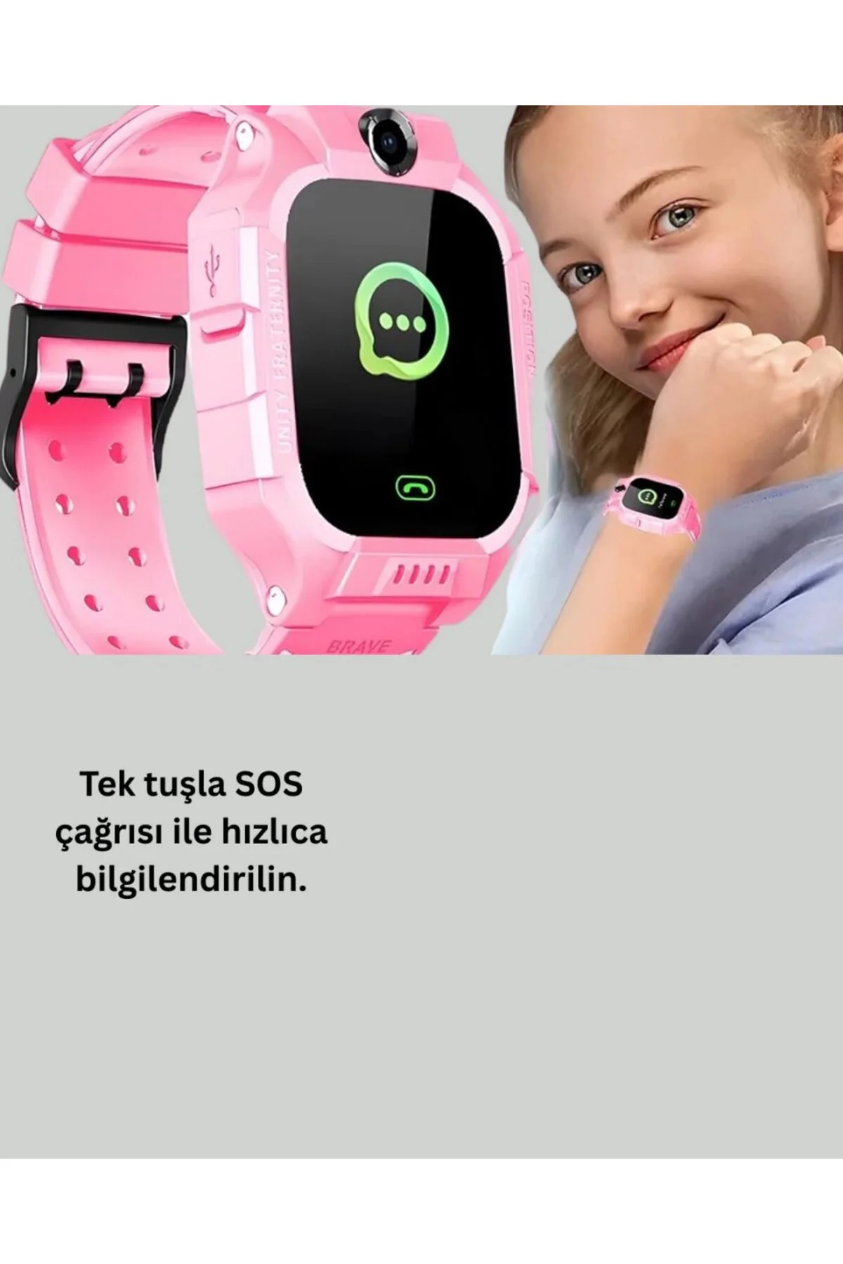 S10 Akıllı Çocuk Saati Çift Yönlü Konuşma Ve Sos Fonksiyonu