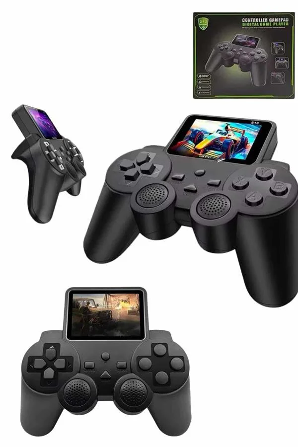 S10 Gamepad 520 Oyunlu Klasik Taşınabilir Retro Oyun Konsolu - Kablosuz El Atarisi
