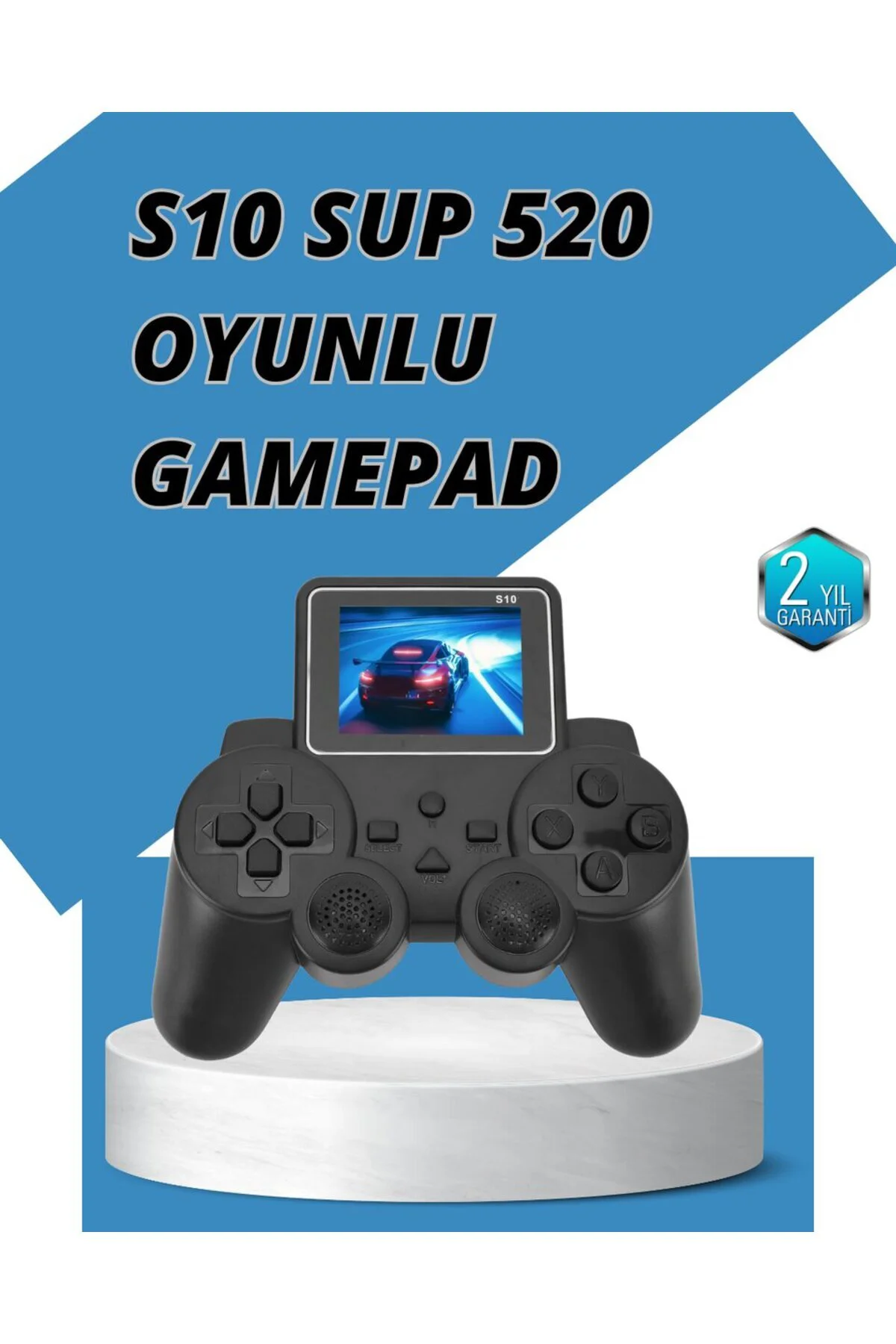 S10 Gamepad HDMI TV Bağlantılı 520 Klasik Retro Oyun 2025 Seri Or