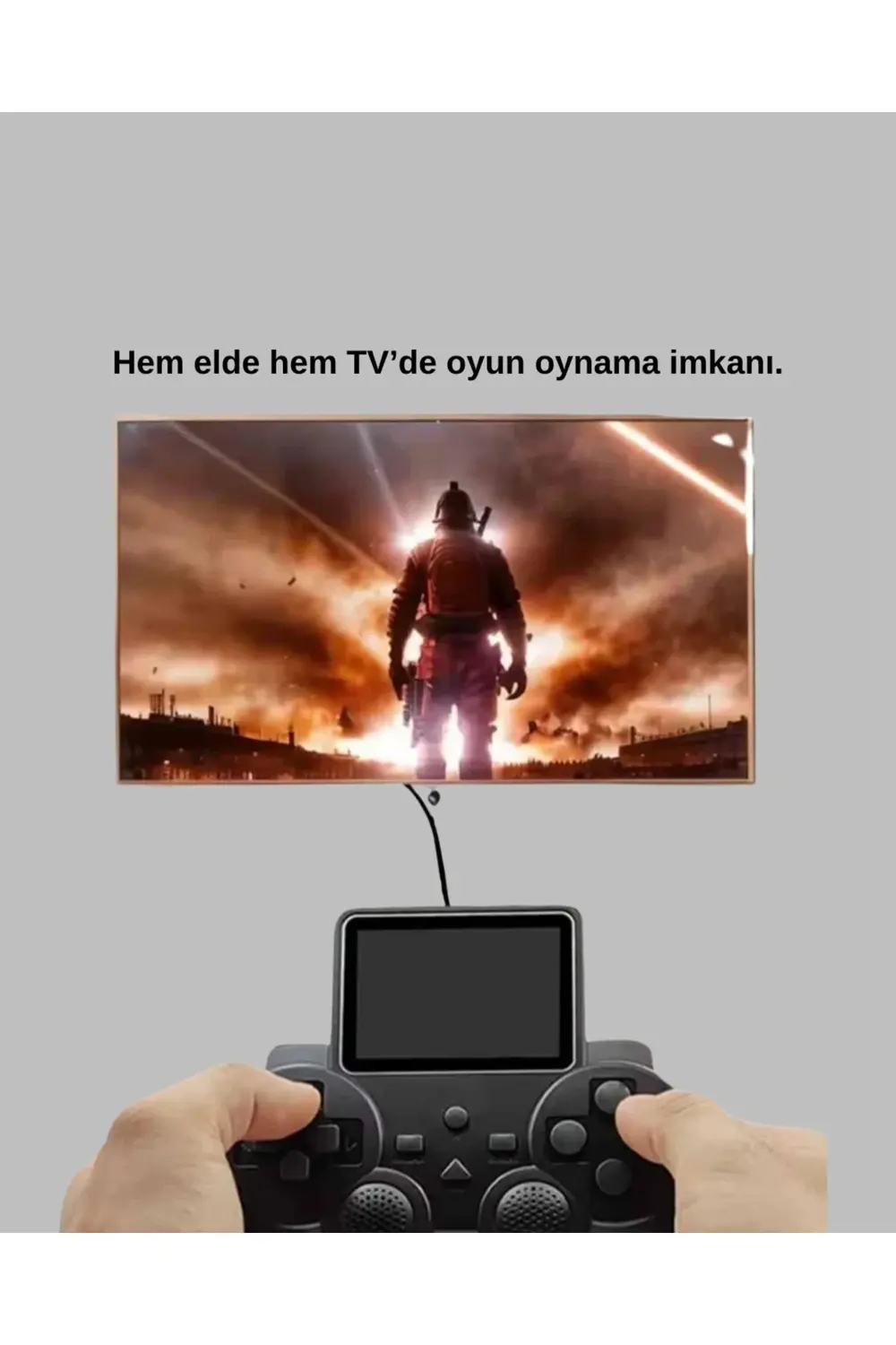 S10 Gamepad HDMI TV Bağlantılı 520 Klasik Retro Oyun 2025 Seri Or