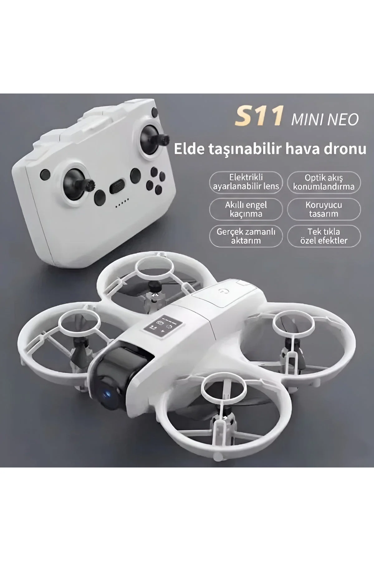 S11 Mini Neo Drone - Dual Kamera & Optical Flow ile Profesyonel Hava Çekimi