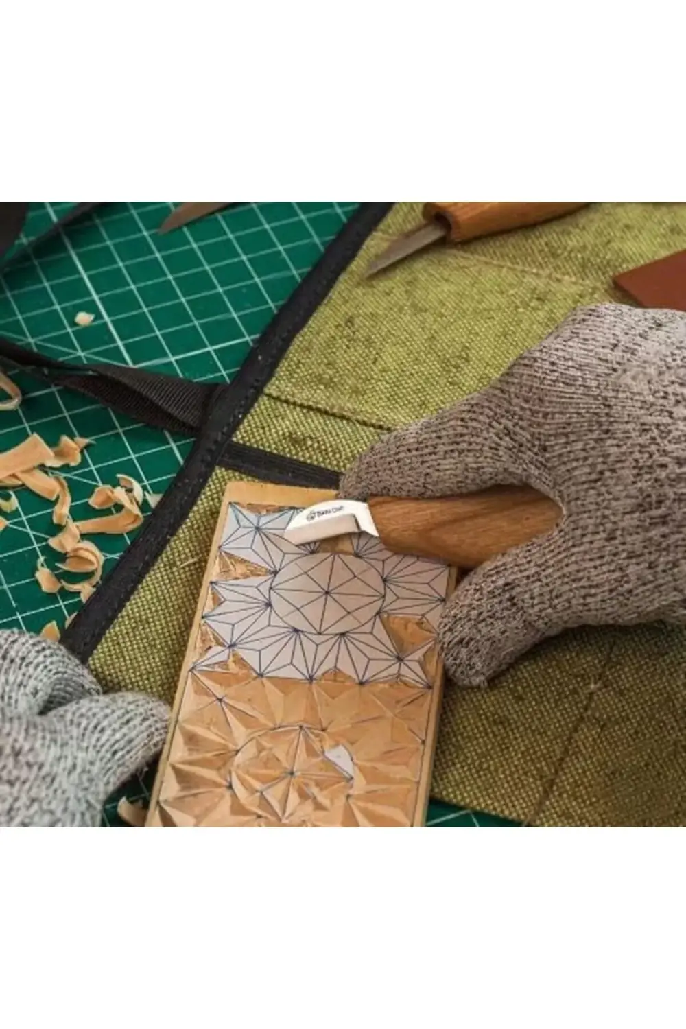 S15 Ahşap Oyma ve Yontma Bıçağı Seti 395519