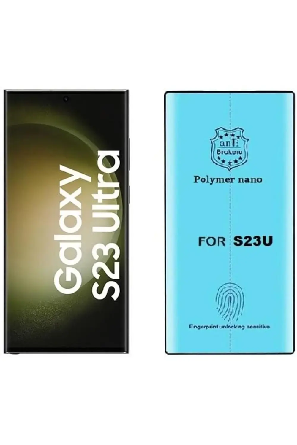 S23 Ultra ile uyumlu Polymer Tam Kaplama Ekran – Esnek TPU Film,