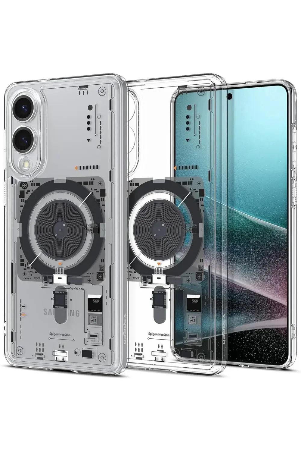 S25 Edge ince Kılıf Ultra Sararma Karşıtı DuraClear™ Hava Kanalı