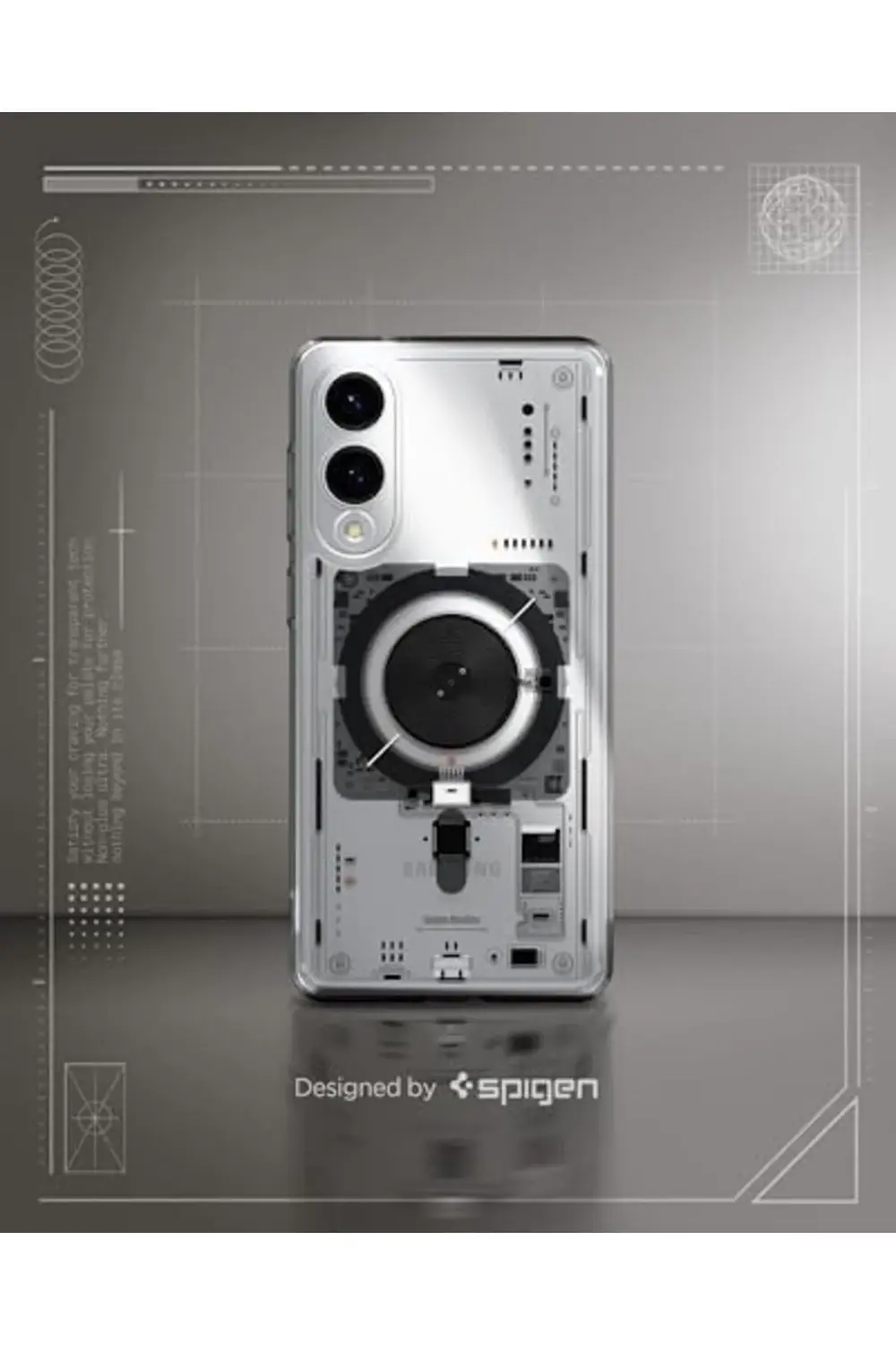 S25 Edge ince Kılıf Ultra Sararma Karşıtı DuraClear™ Hava Kanalı