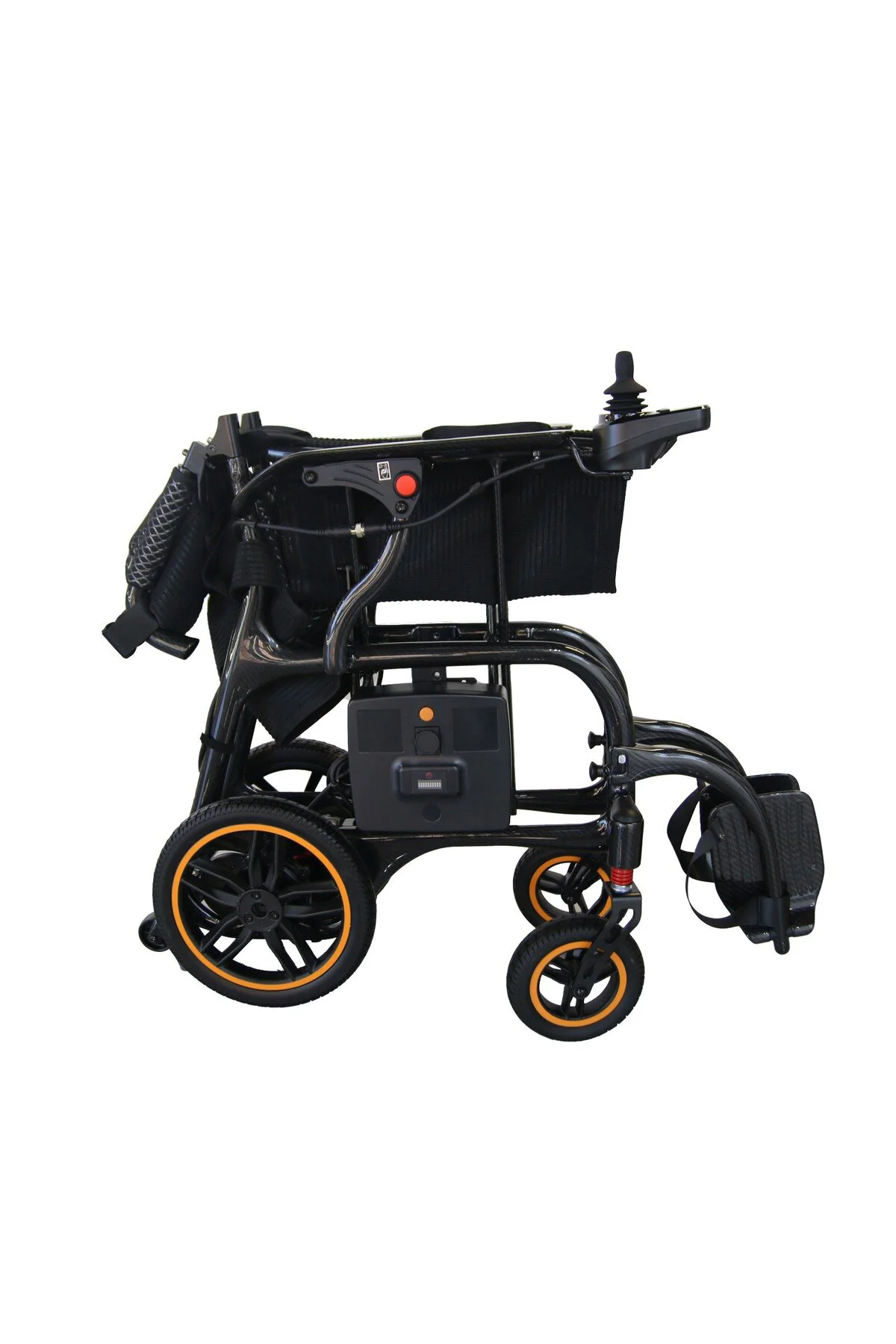 S470 Karbon Akülü Tekerlekli Sandalye 13.5 Kg Katlanır Hafif Lity