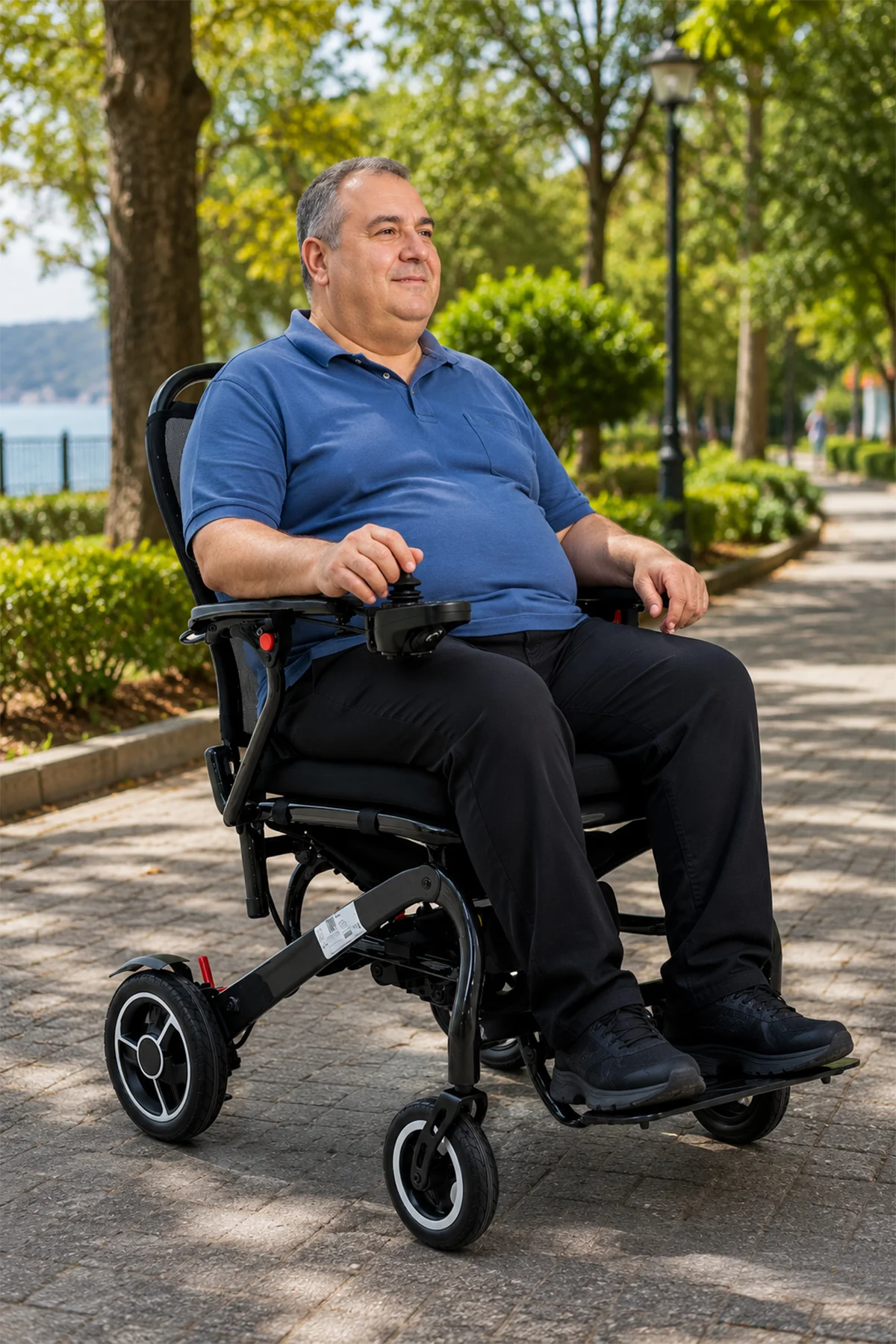 S475 Karbon Akülü Tekerlekli Sandalye - Görsel 3