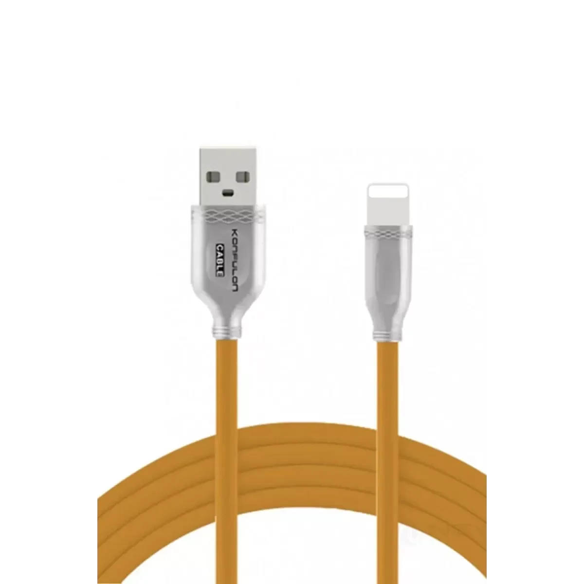 S48 Lightning Kablo iPhone ile Uyumlu - 1M 3A Hızlı Şarj Kablosu - Sarı Fiyatı, Yorumları ve Özellikleri