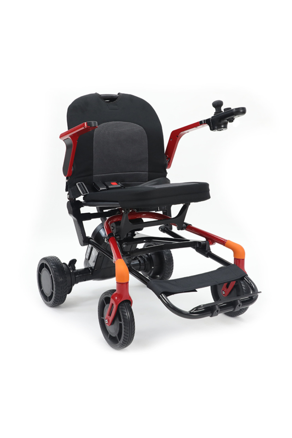 Masmel S480 Smart Akülü Tekerlekli Sandalye 20 Ah Kirmizi