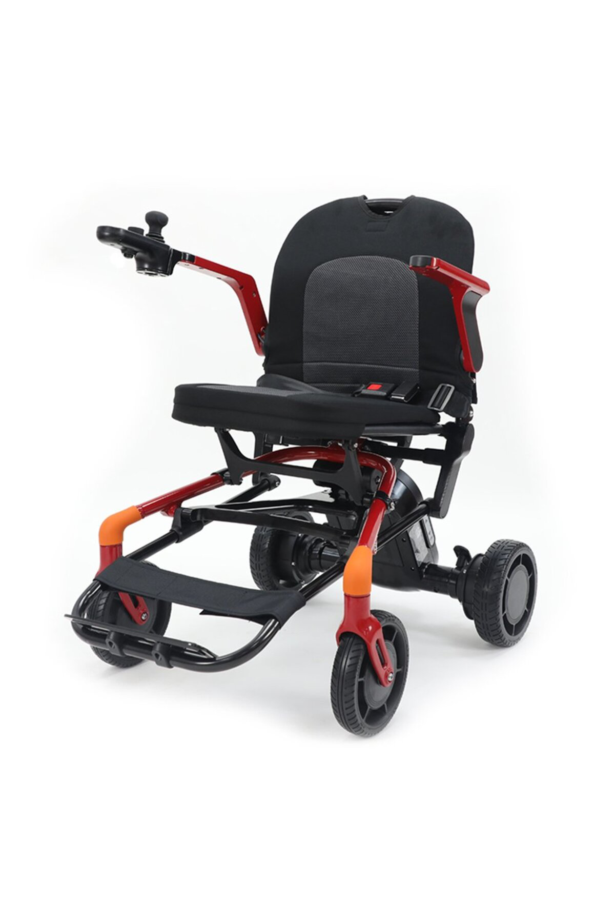 Masmel S480 Smart Akülü Tekerlekli Sandalye 10 Ah Kirmizi