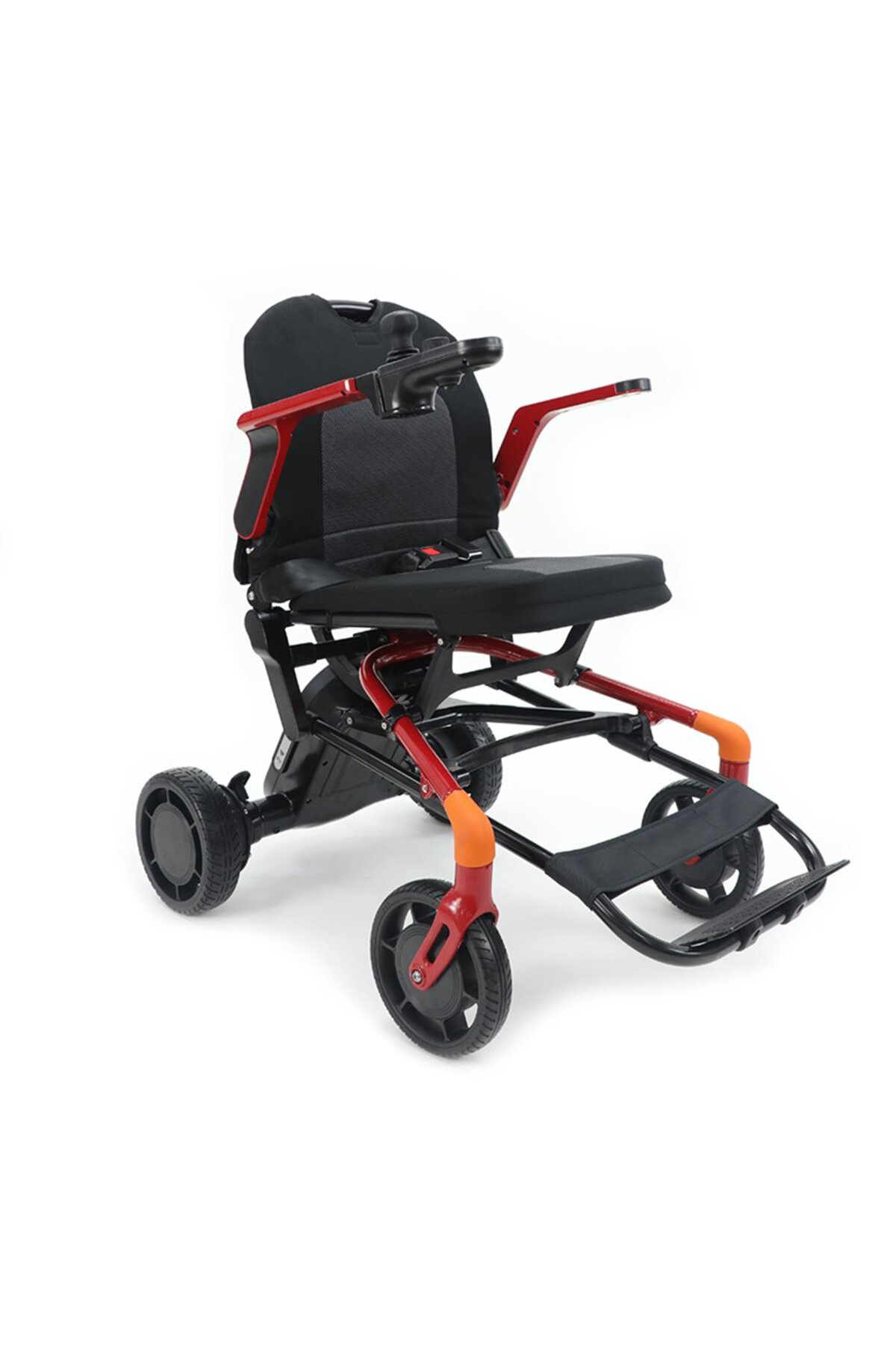 Masmel S480 Smart Akülü Tekerlekli Sandalye 10 Ah Kirmizi